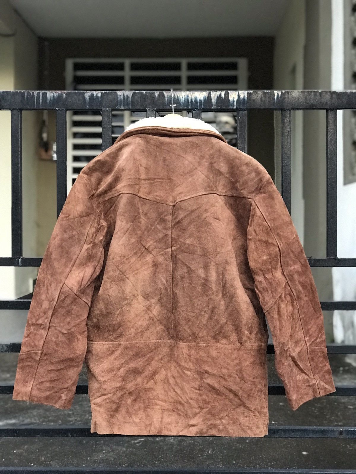 Leather Vintage Life Tools sherpa suede leather button up jacket Size US M / EU 48-50 / 2 - 3 Thumbnail