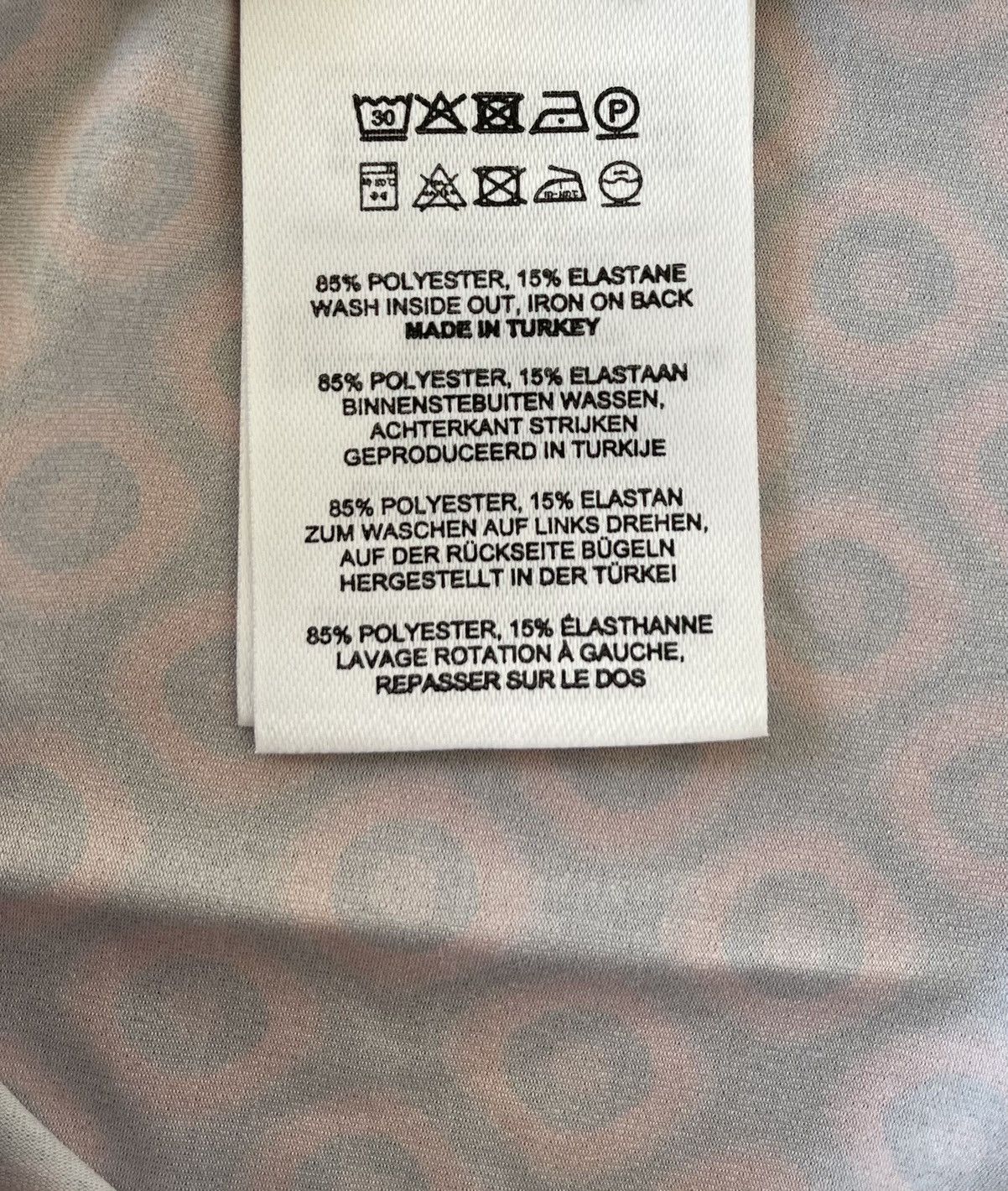 Printed Stretch Turtleneck T-Shirt