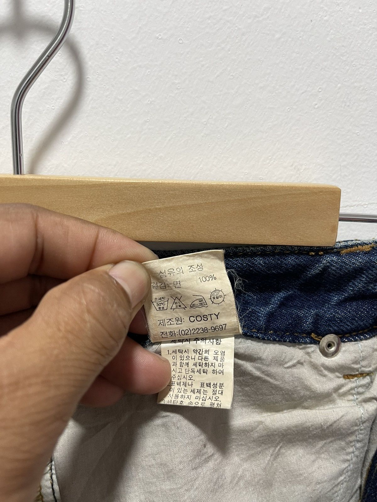 Japanese Brand × Vintage DISTRESSED COSTY RIPPED JIMM HENDRIX PRINTED ART DENIM JEANS Size US 28 / EU 44 - 17 Thumbnail