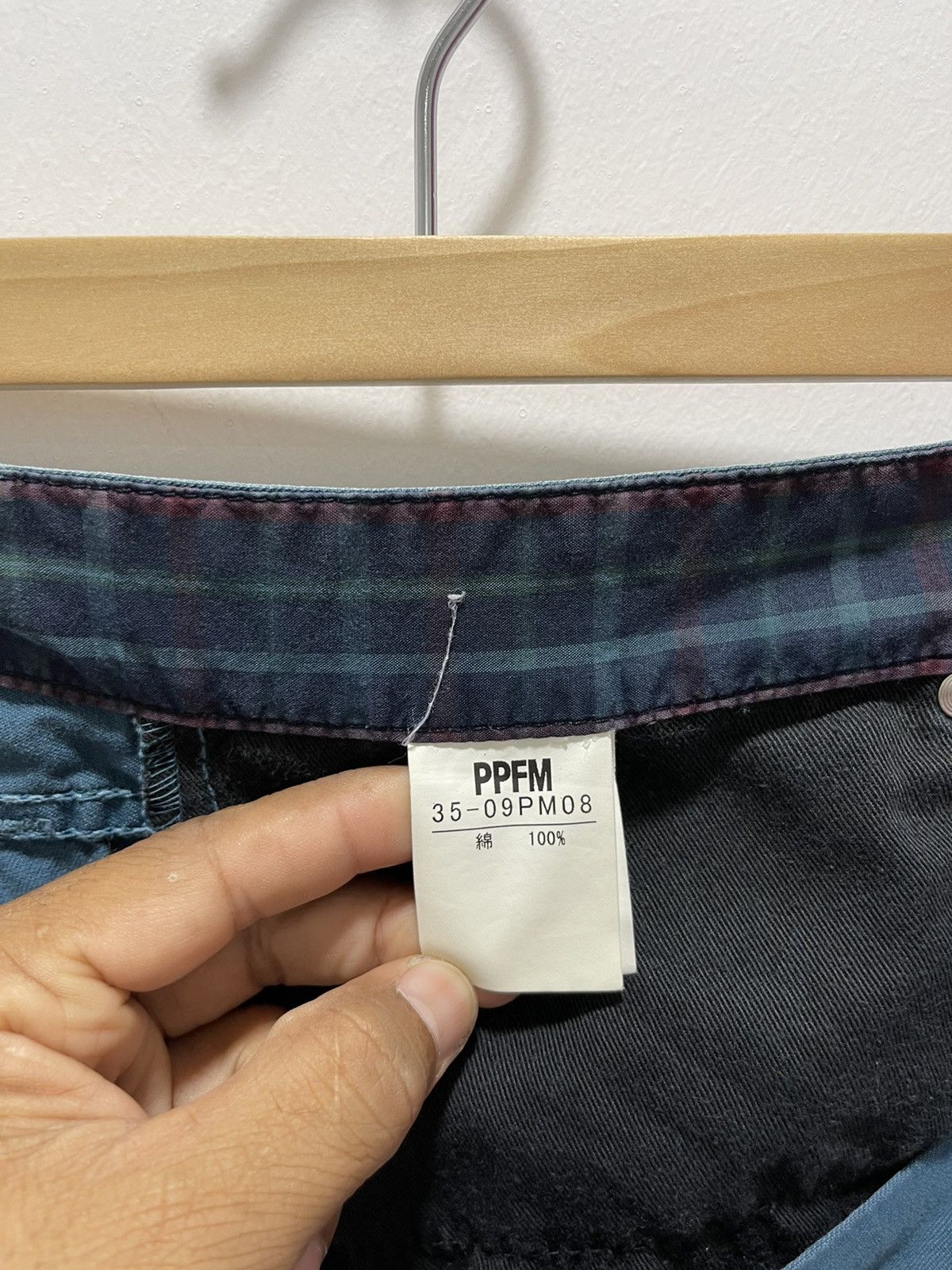 PPFM × Vintage JAPANESE PPFM DISTRESSED TROUSERS PANTS Size US 32 / EU 48 - 13 Thumbnail