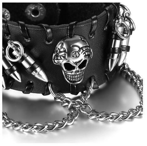 Jewelry Leather Bracelets Size ONE SIZE - 2 Thumbnail