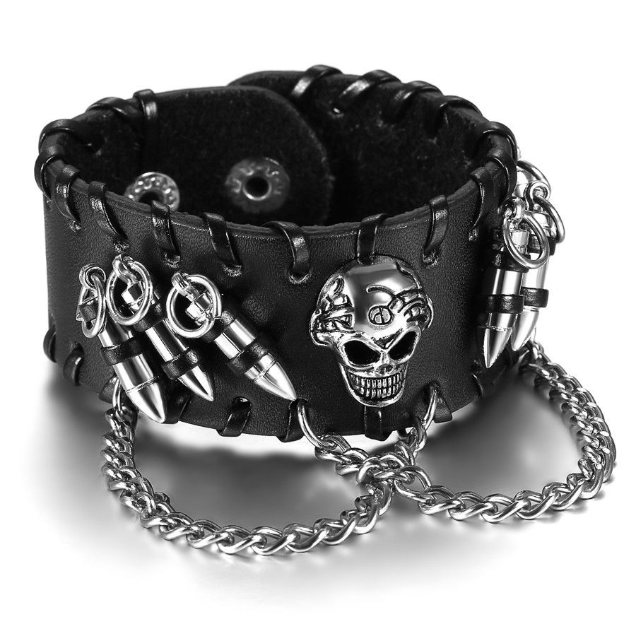 Jewelry Leather Bracelets Size ONE SIZE - 1 Thumbnail