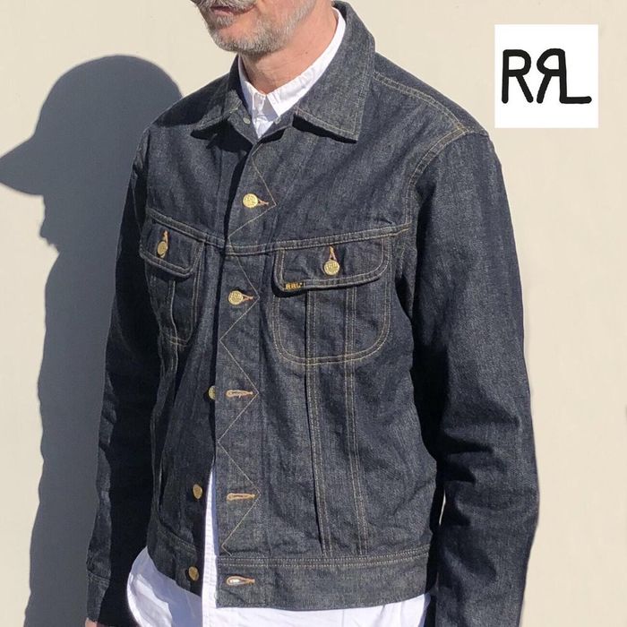 Ralph Lauren RRL 271-J SELVEDGE COWBOY DENIM TRUCKER JACKET | Grailed