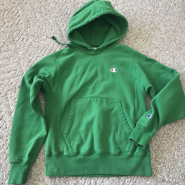 Champion Champion Reverse Weave Kelly Green Hoodie Grailed