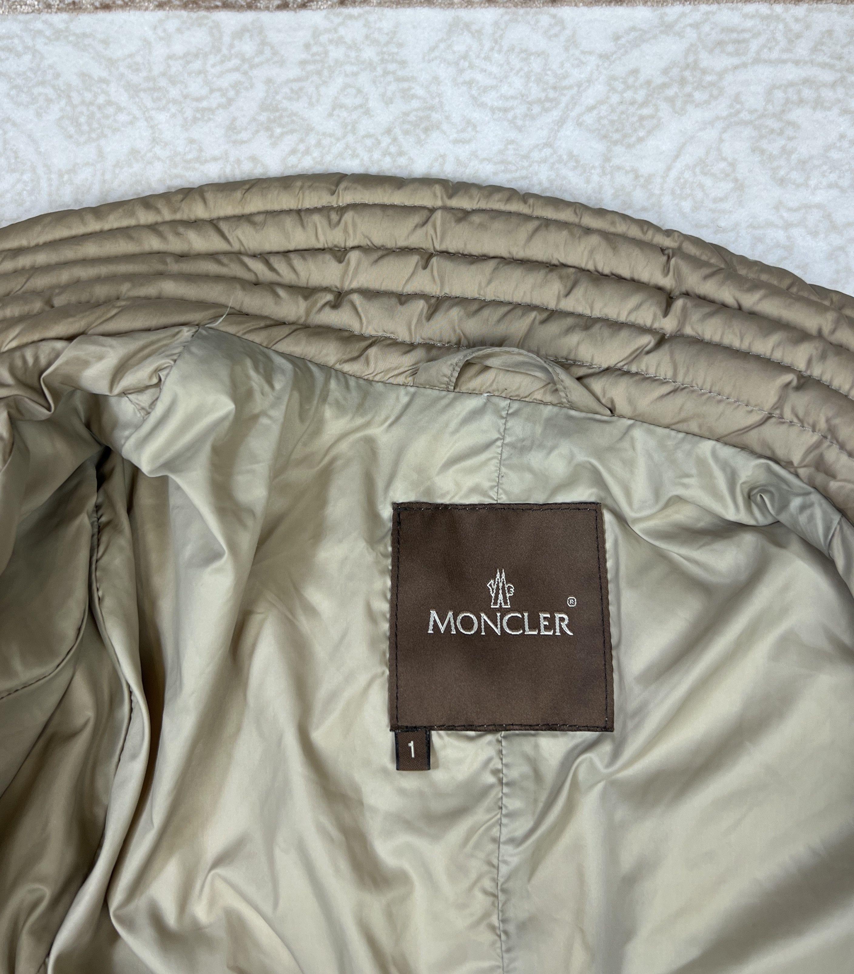 Moncler × Vintage Moncler Long Down Full Zip Jacket Parka Size M / US 6-8 / IT 42-44 - 4 Thumbnail