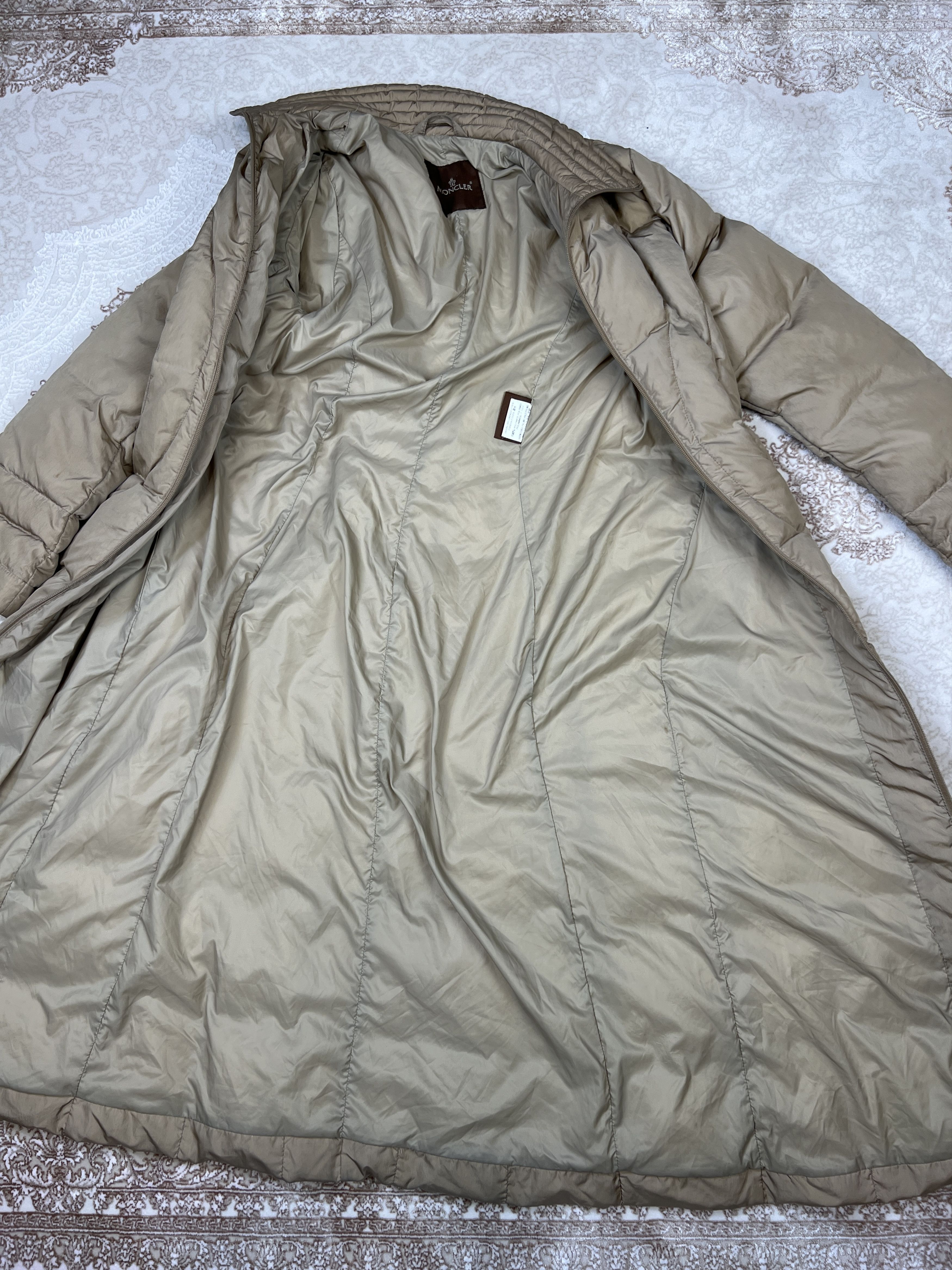 Moncler × Vintage Moncler Long Down Full Zip Jacket Parka Size M / US 6-8 / IT 42-44 - 3 Thumbnail