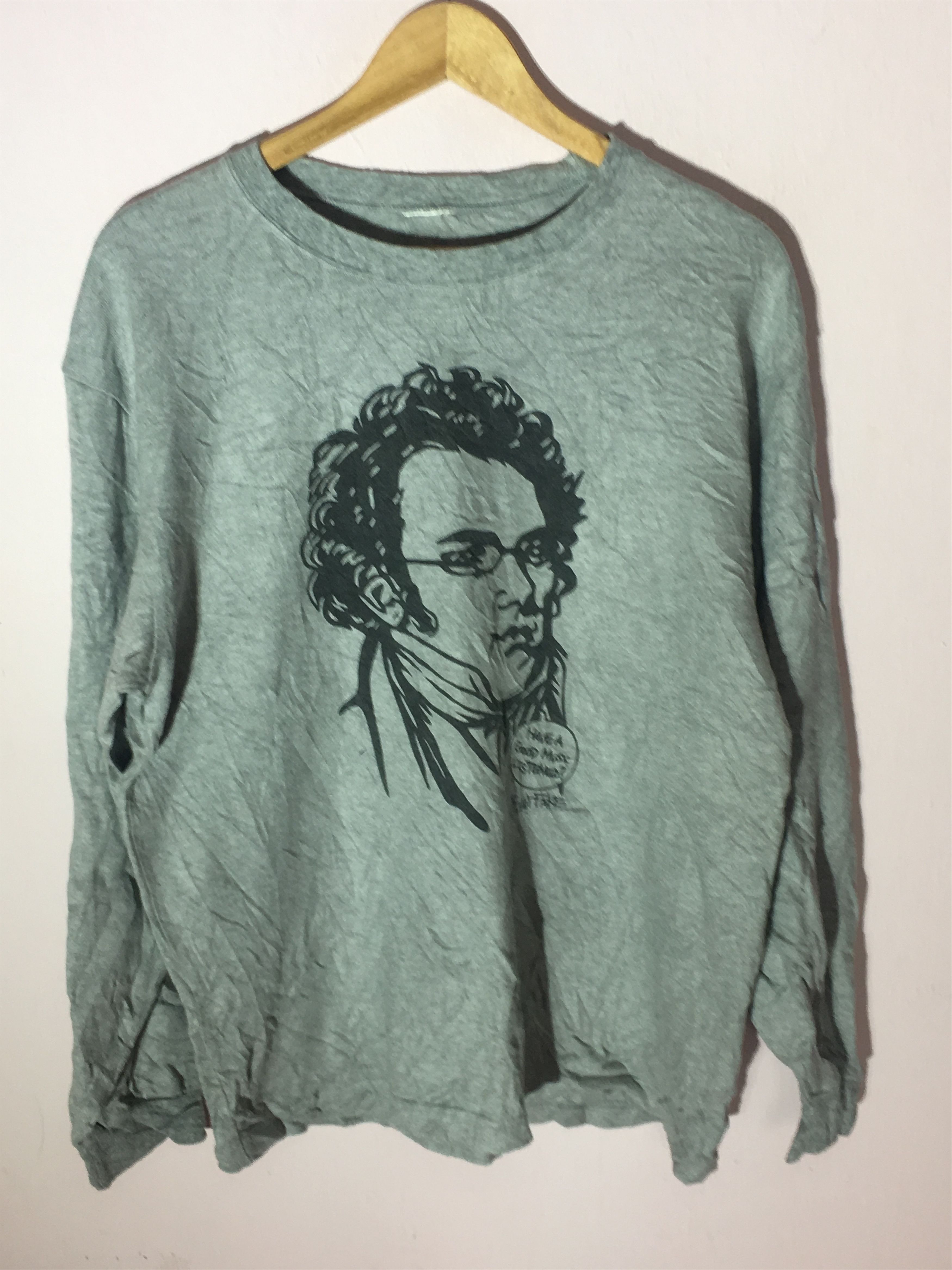 Vintage FRANZ SCHUBERT FUNNY FAKE MUSIC COMPOSER Sweatshirt