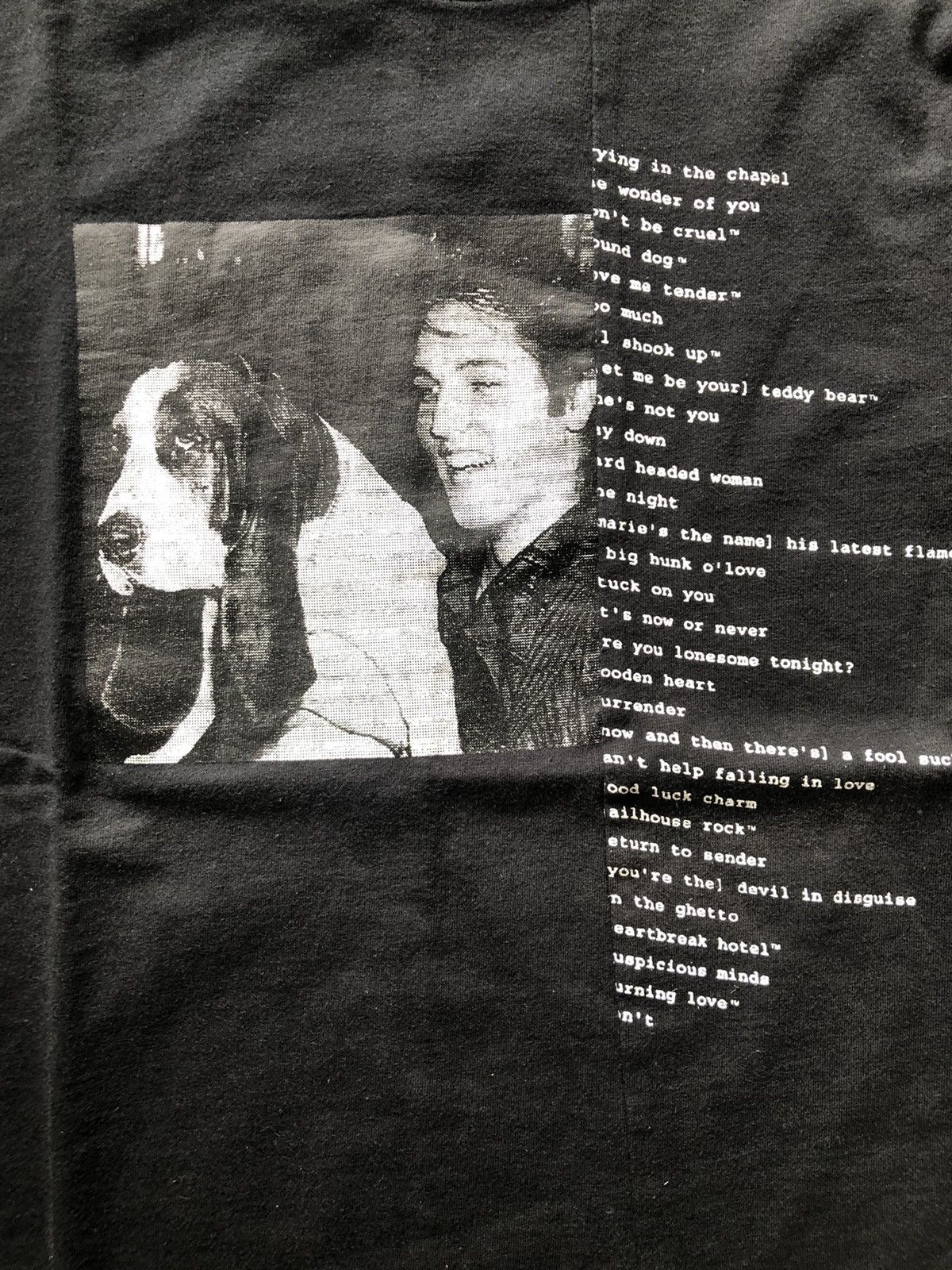 Japanese Brand PPFM Elvis Presley & Hound dog tee Size US M / EU 48-50 / 2 - 6 Thumbnail