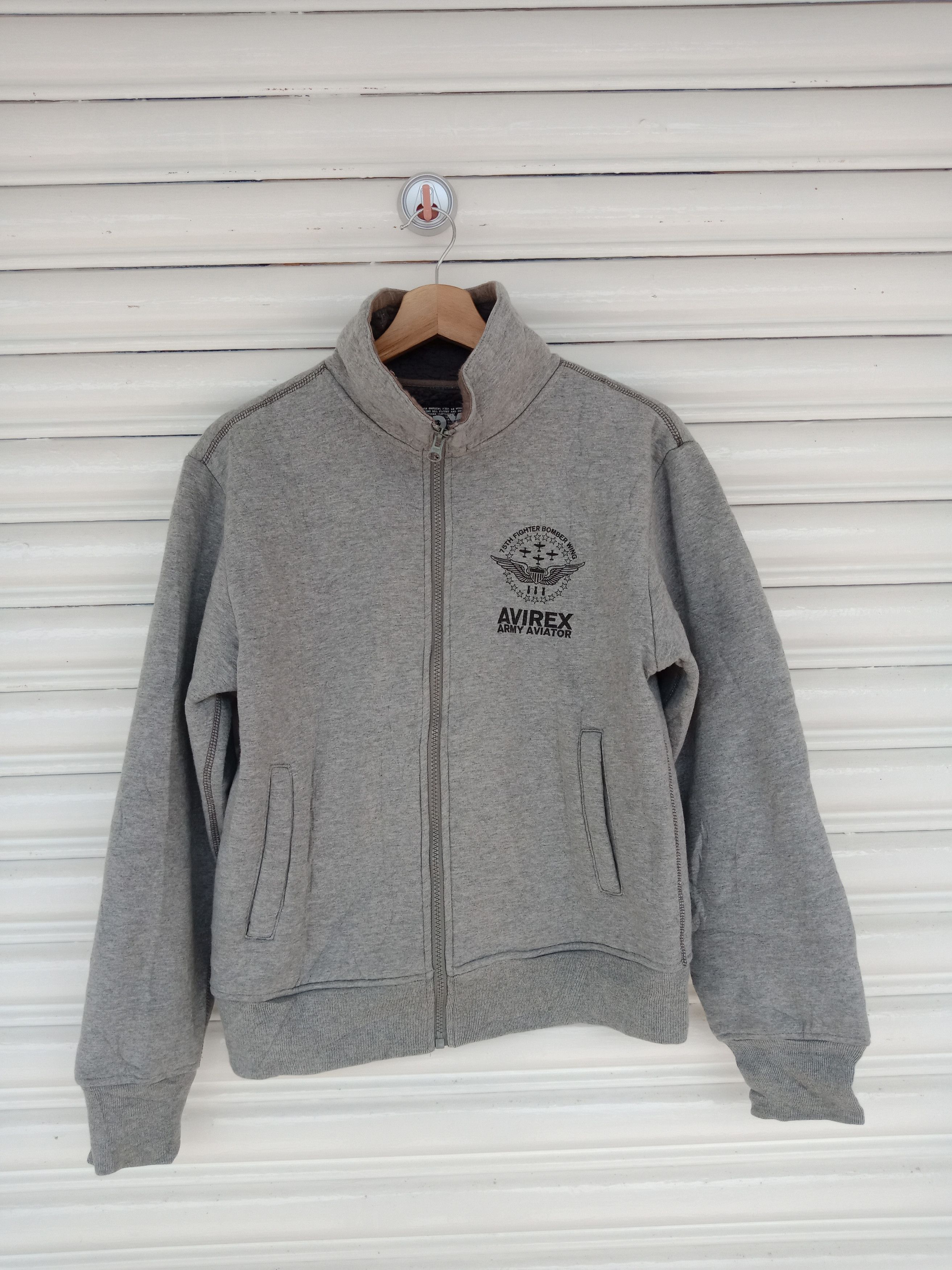 Avirex Avirex Aviation Army USA Fleece Big Logo Size US M / EU 48-50 / 2 - 2 Thumbnail