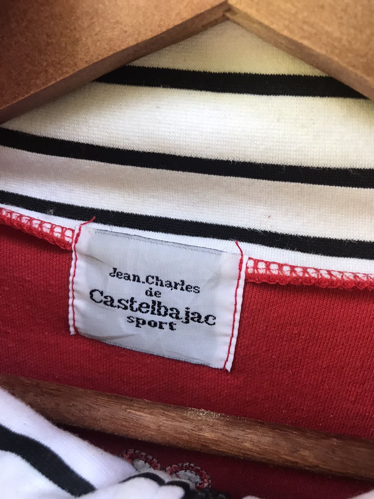 Jean Charles De Castelbajac × Vintage Vtg Jc de castel bajac long sleeve half zipper embroidery Size US L / EU 52-54 / 3 - 6 Thumbnail
