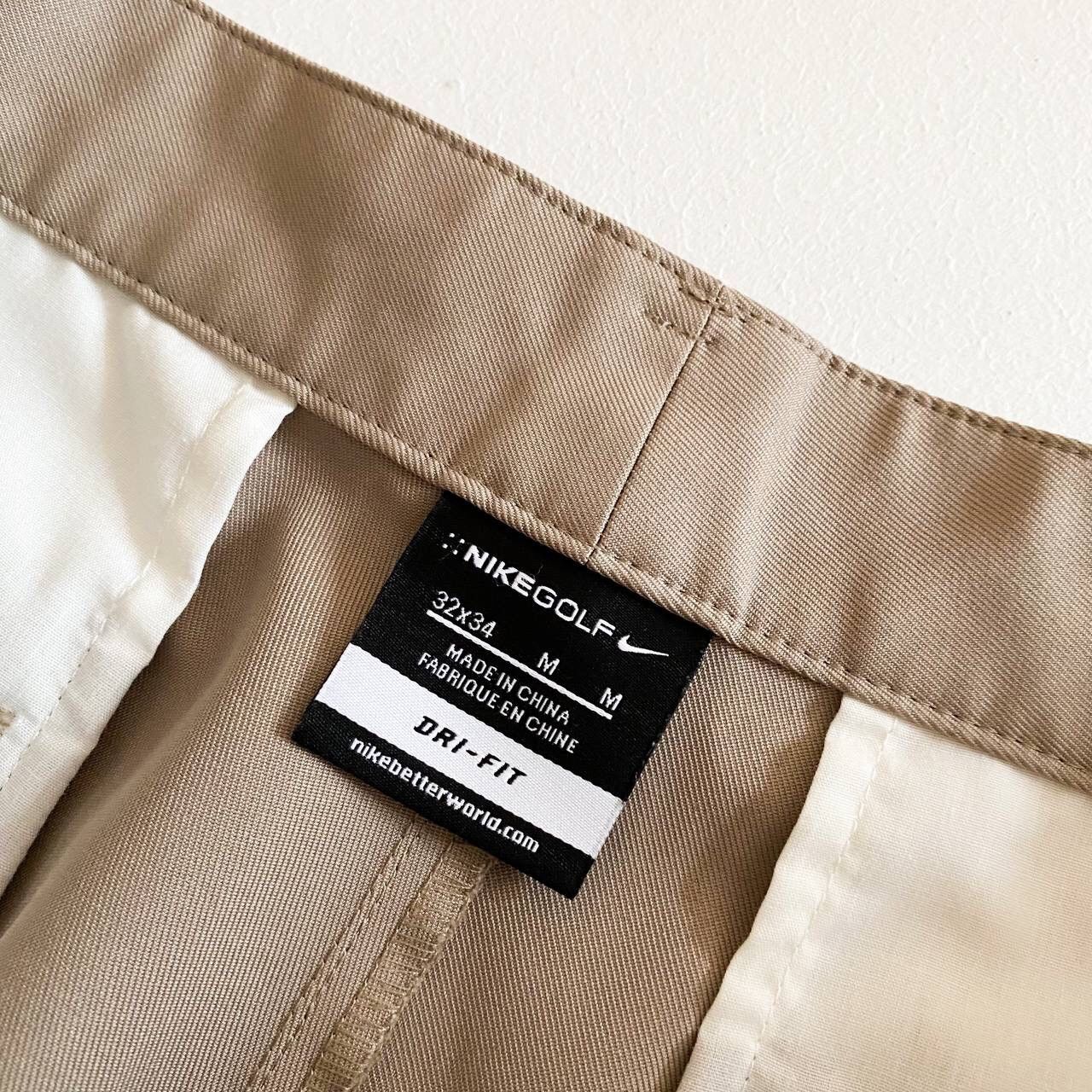 Nike × Nike ACG Nike Golf Swoosh Logo Beige Casual Pants Trousers Size US 32 / EU 48 - 11 Thumbnail