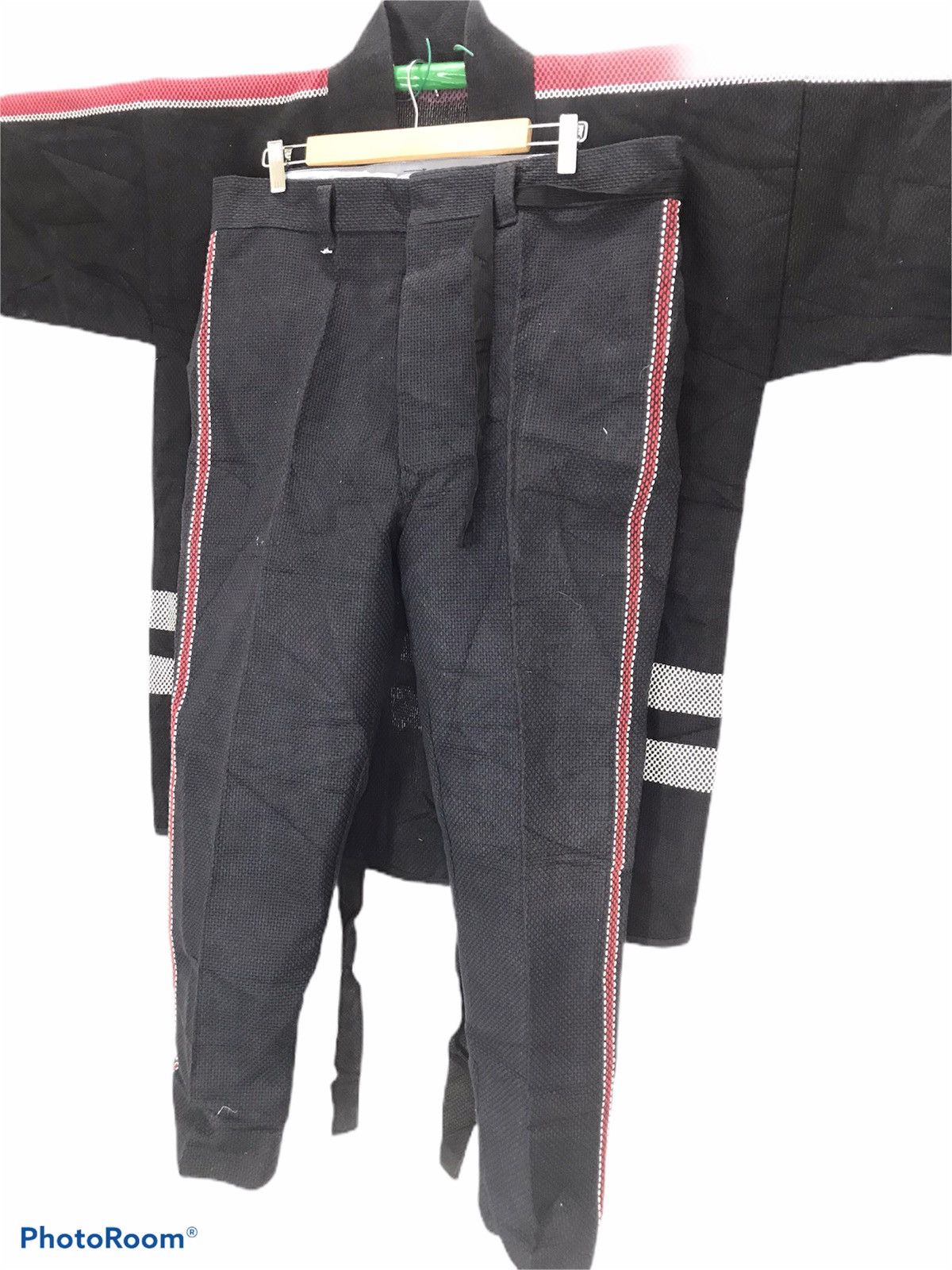 Indigo × Japanese Brand Kimono and pants firefighter noragi happi sashiko japan art Size US XL / EU 56 / 4 - 6 Thumbnail