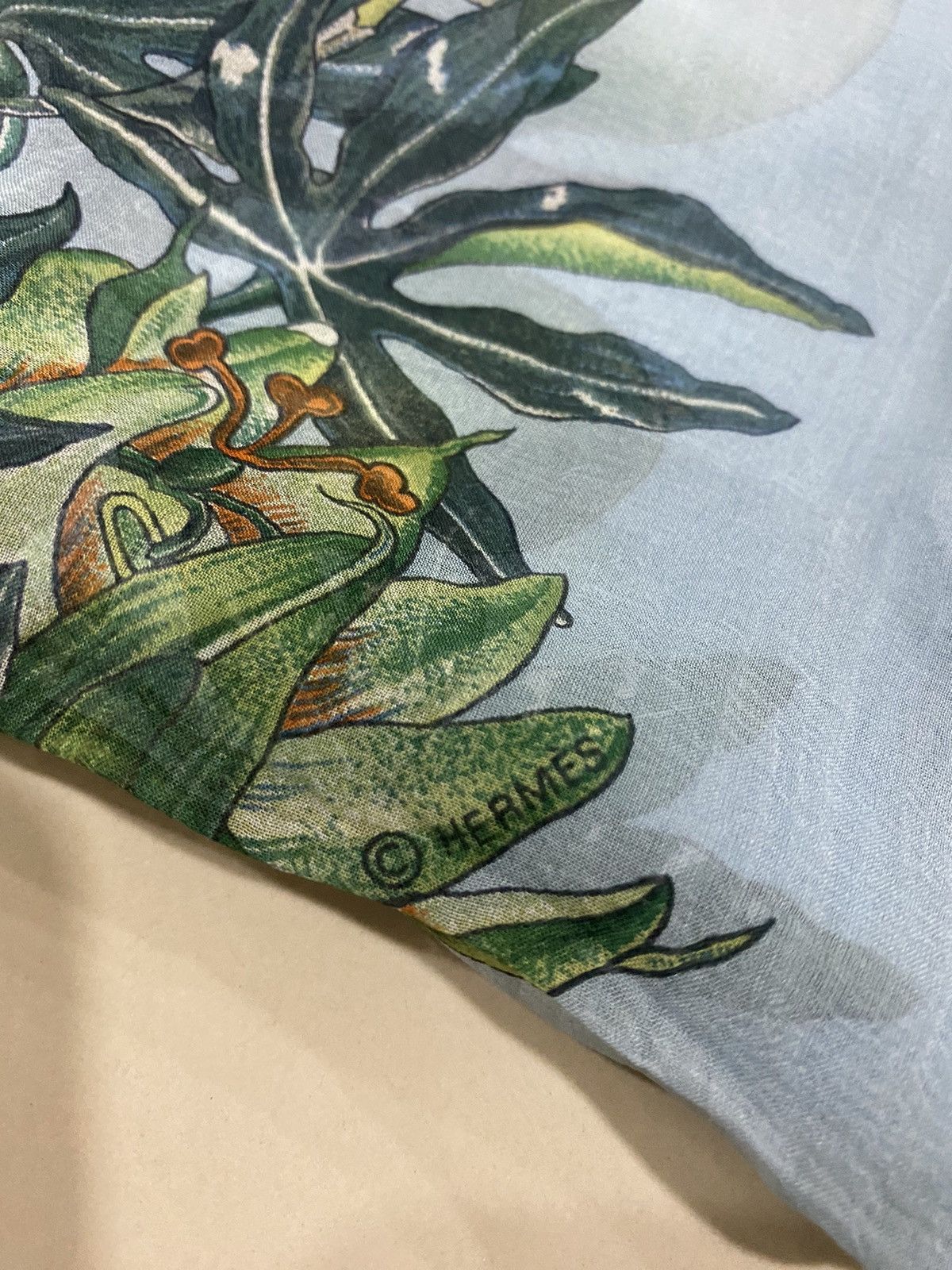 Vintage vintage 1996 hermes passiflores silk scarf Size ONE SIZE - 9 Thumbnail