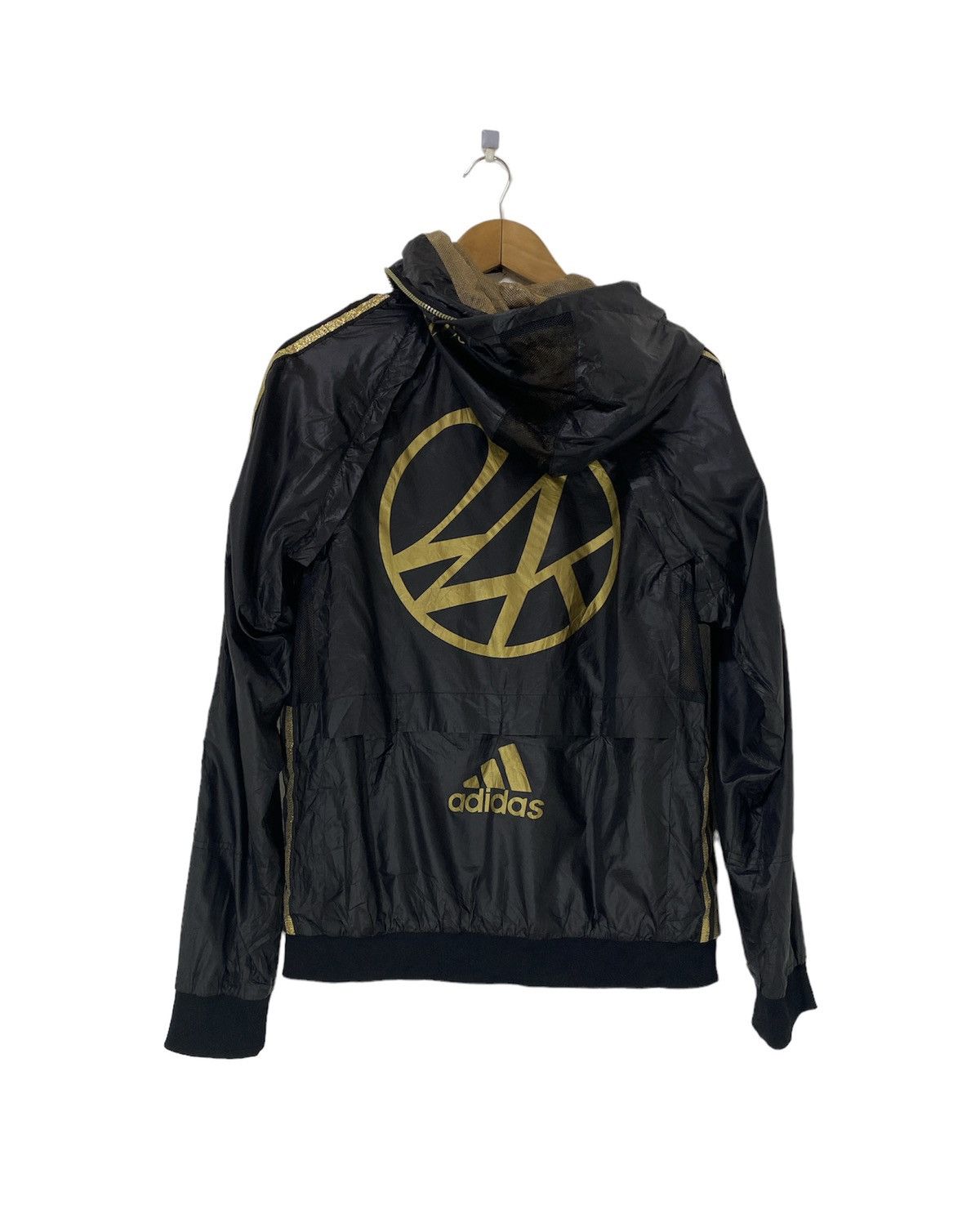 Adidas × Japanese Brand Adidas Full Zipper Jacket X 24 Karats Big Logo Design Size US S / EU 44-46 / 1 - 1 Thumbnail