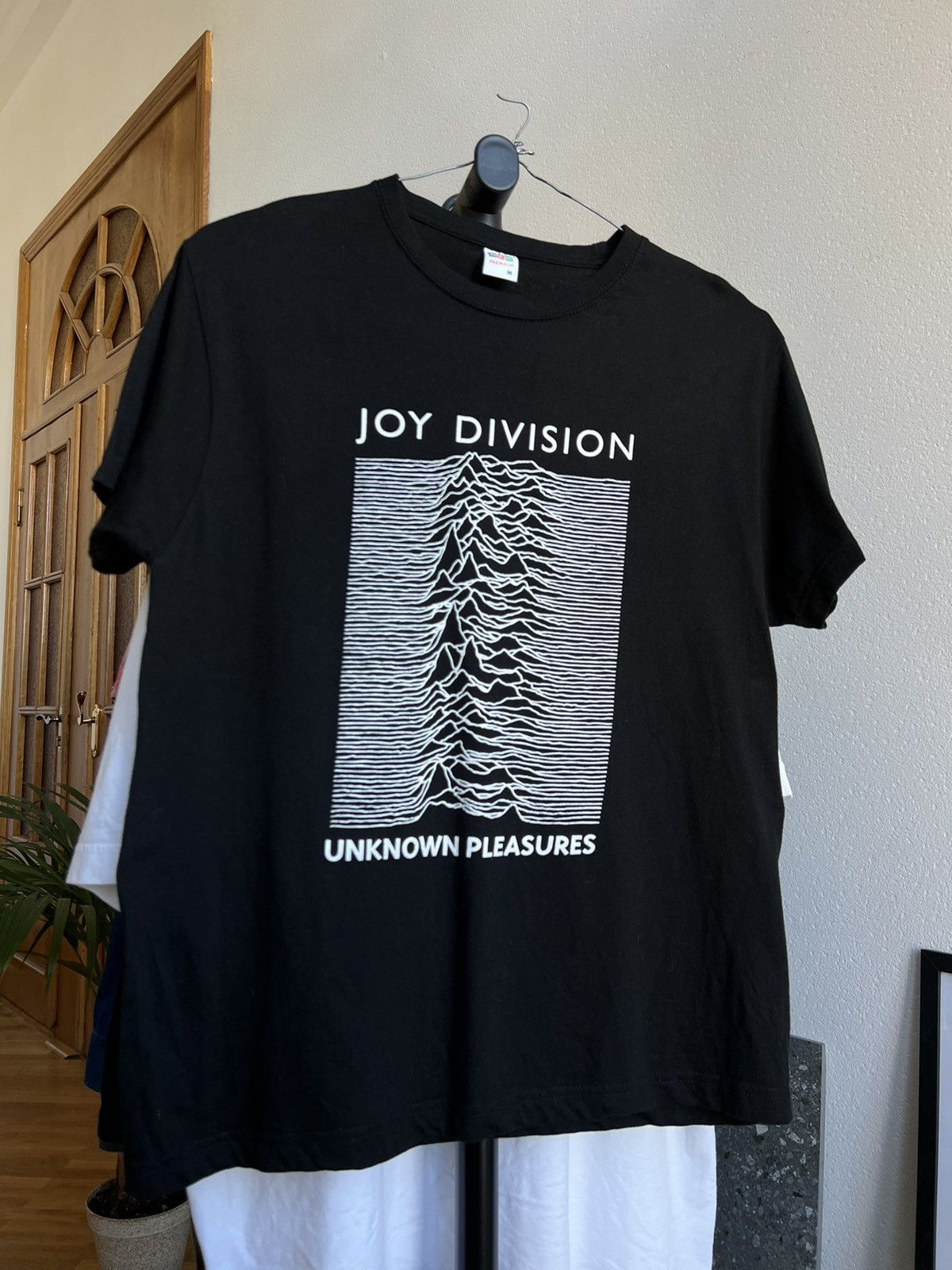 JOY DIVISION Band T-shirt (Men's size S) unclear gray type Vintage Second Hand