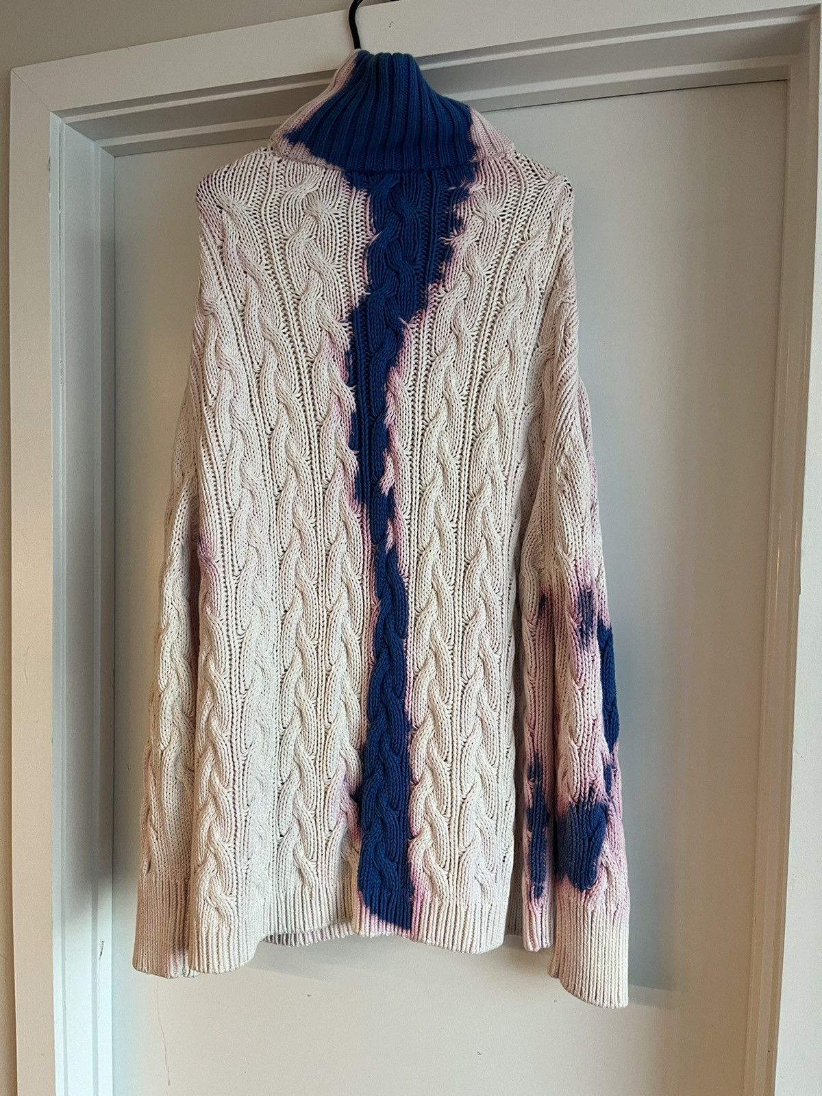 Balenciaga Blue tie dye sweater size S