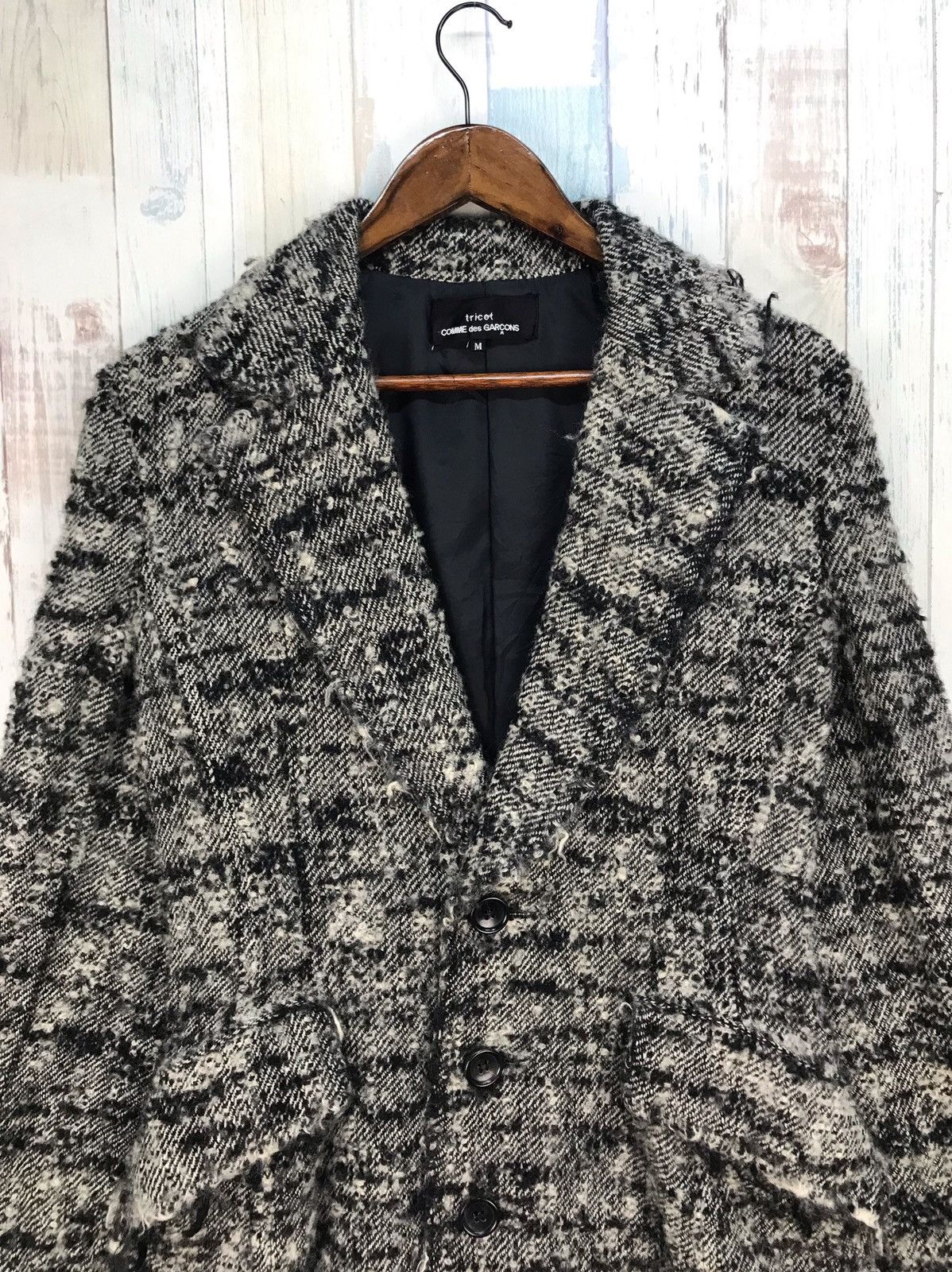Comme des Garcons AD2004 Comme Des Garcons Tricot Jacket Rare Design Size US M / EU 48-50 / 2 - 4 Thumbnail
