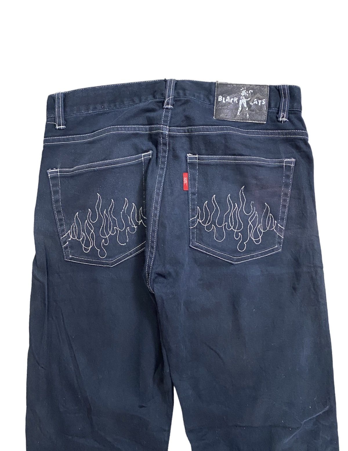 Stussy 90s HUG PINK DRAGON Cream Soda Japan fire Flame Pants Size US 30 / EU 46 - 1 Thumbnail