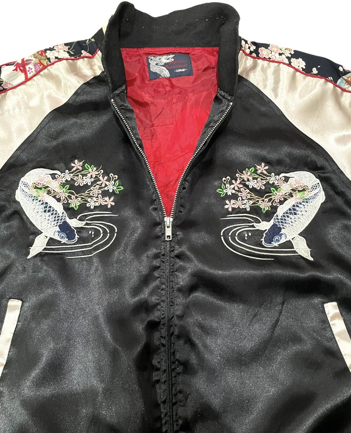 Japanese Brand × Vintage Sukajan Jacket Japanese Traditional Size M Size US M / EU 48-50 / 2 - 1 Thumbnail