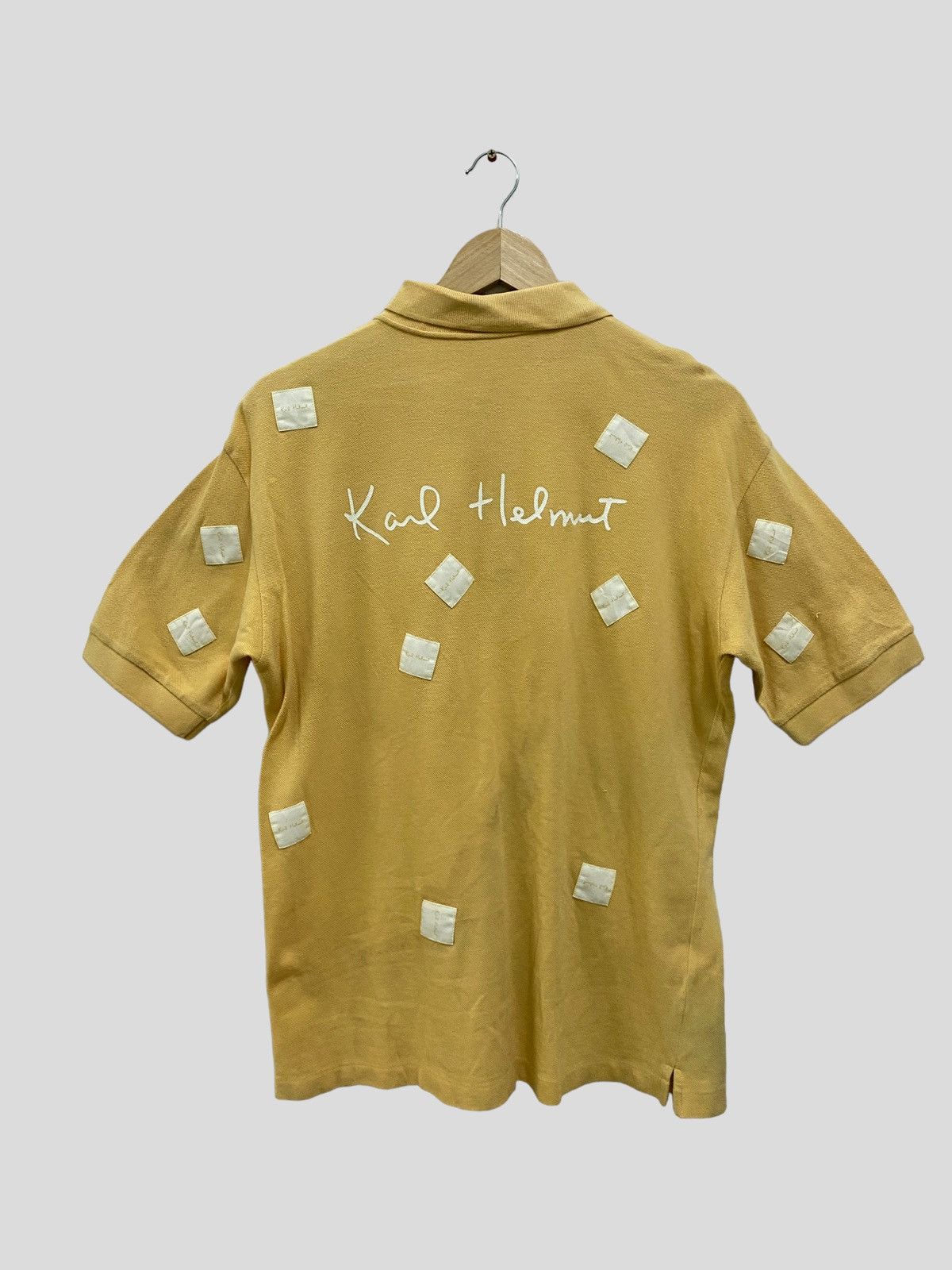 Japanese Brand × Karl Helmut Vintage KARL HELMUT PATCHES Polo Shirts Size US M / EU 48-50 / 2 - 2 Thumbnail