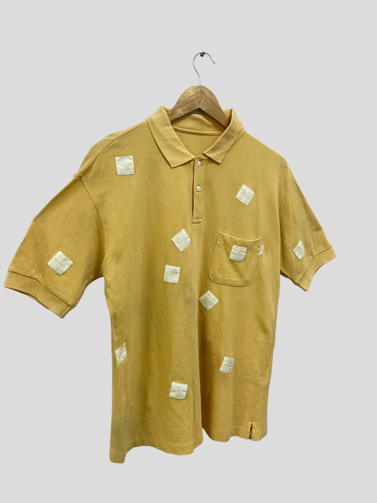 Japanese Brand × Karl Helmut Vintage KARL HELMUT PATCHES Polo Shirts Size US M / EU 48-50 / 2 - 3 Thumbnail
