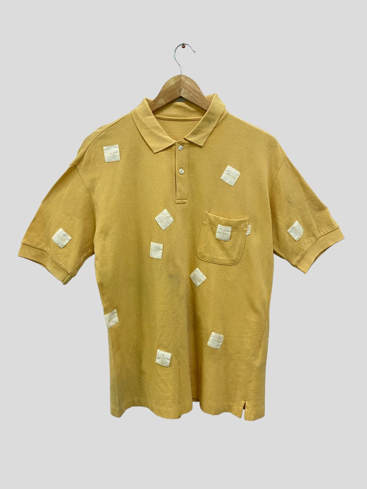 Japanese Brand × Karl Helmut Vintage KARL HELMUT PATCHES Polo Shirts Size US M / EU 48-50 / 2 - 1 Thumbnail