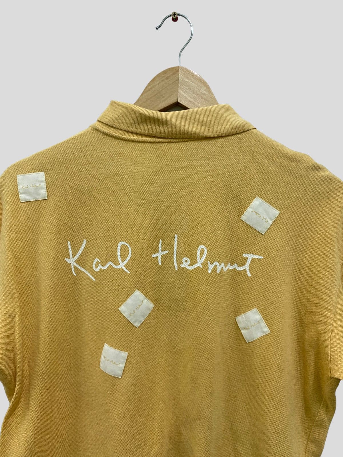 Japanese Brand × Karl Helmut Vintage KARL HELMUT PATCHES Polo Shirts Size US M / EU 48-50 / 2 - 7 Thumbnail