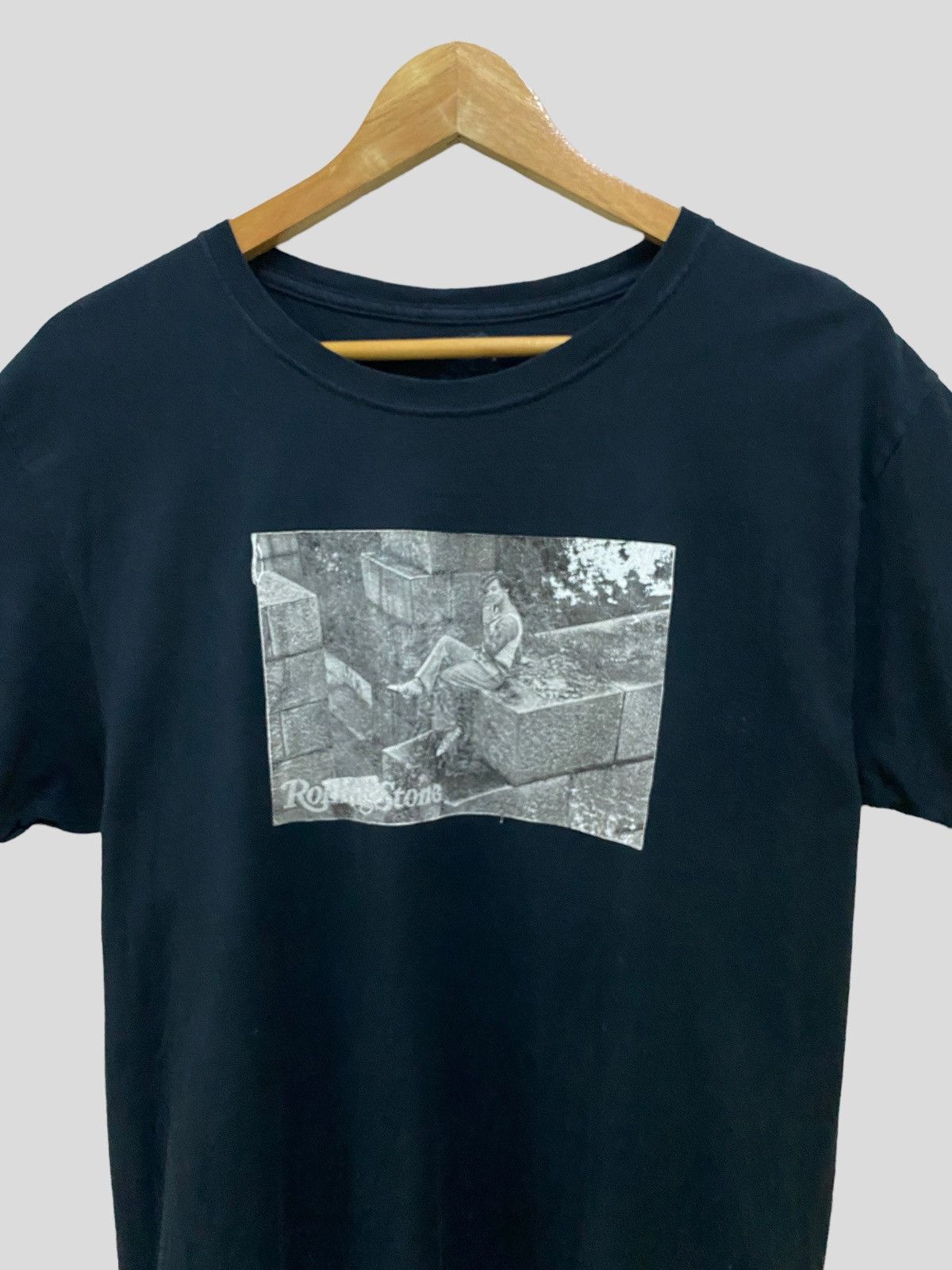 Band Tees × Fruit Of The Loom × The Rolling Stones ROLLINGSTONE PHOTO TEE TSHIRT Size US S / EU 44-46 / 1 - 4 Thumbnail