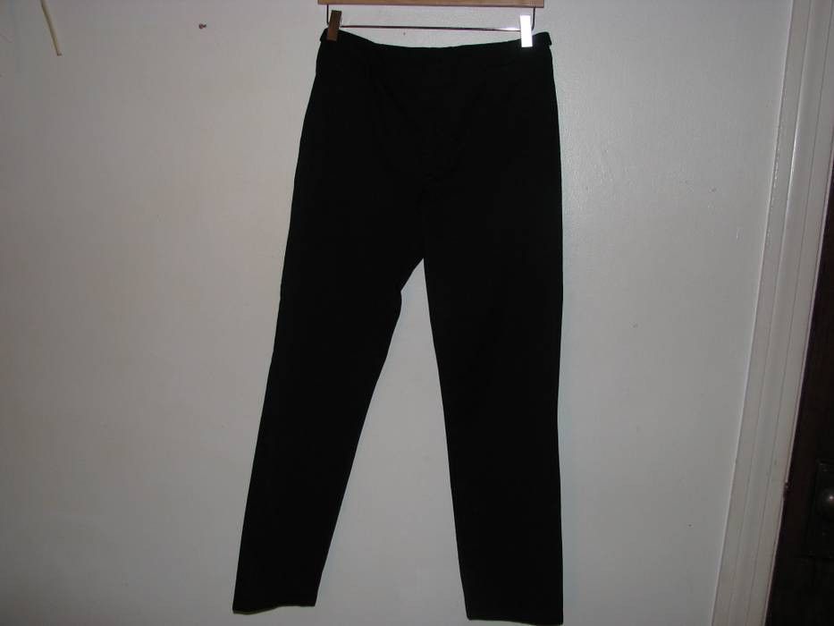 Dior KVA Era Dior Homme Men's Black Cotton Flat Front Straight Dress Pants Size Italian 44 Size US 30 / EU 46 - 2 Thumbnail