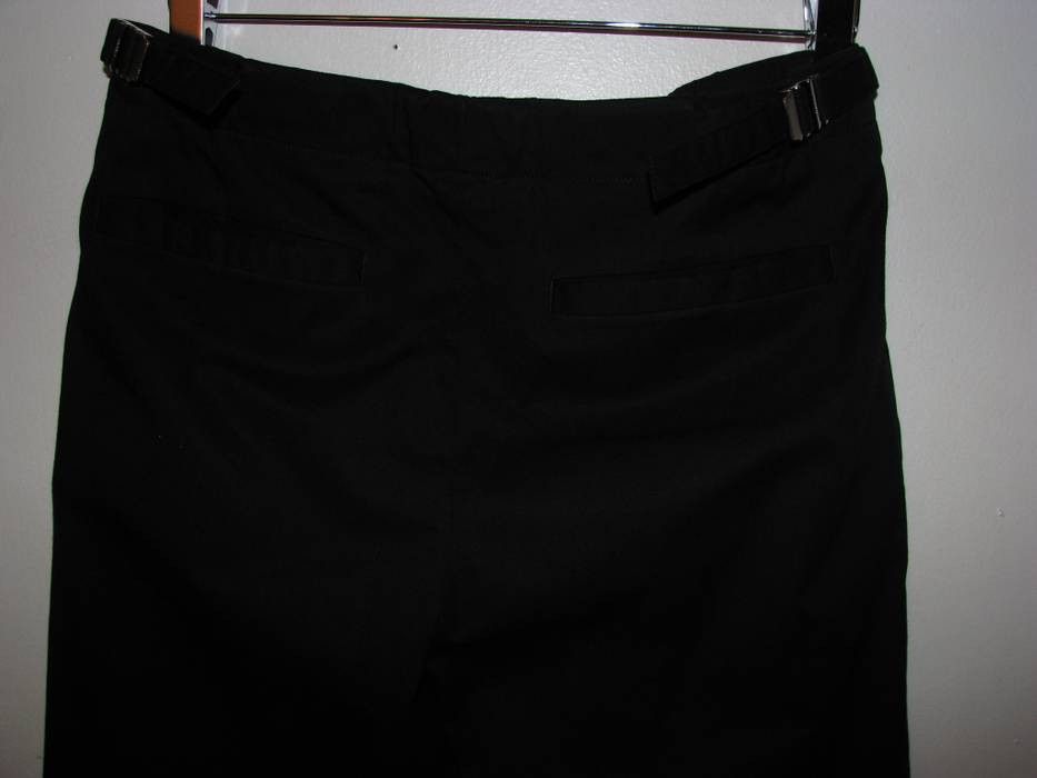 Dior KVA Era Dior Homme Men's Black Cotton Flat Front Straight Dress Pants Size Italian 44 Size US 30 / EU 46 - 4 Thumbnail