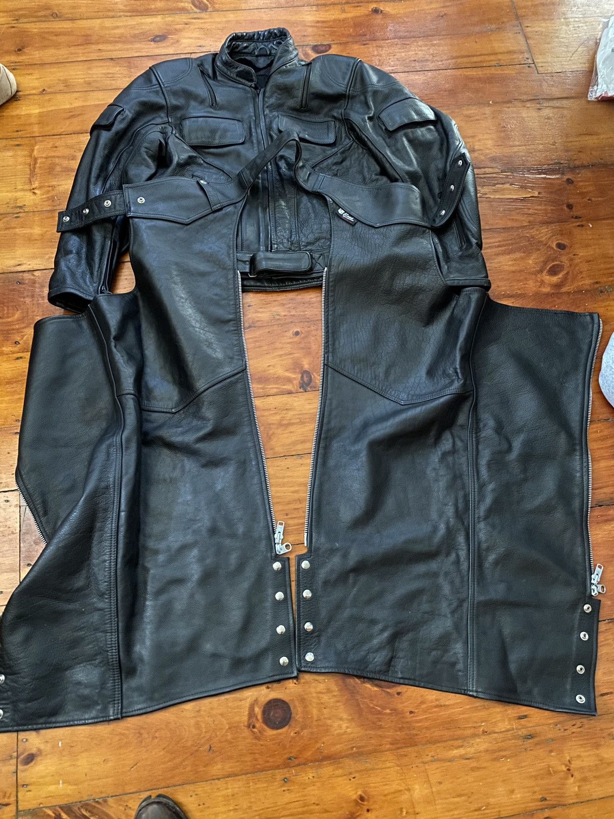 Reed Reed Sportswear Vintage Leather Jacket & Chaps Prestine! Size US XL / EU 56 / 4 - 9 Thumbnail
