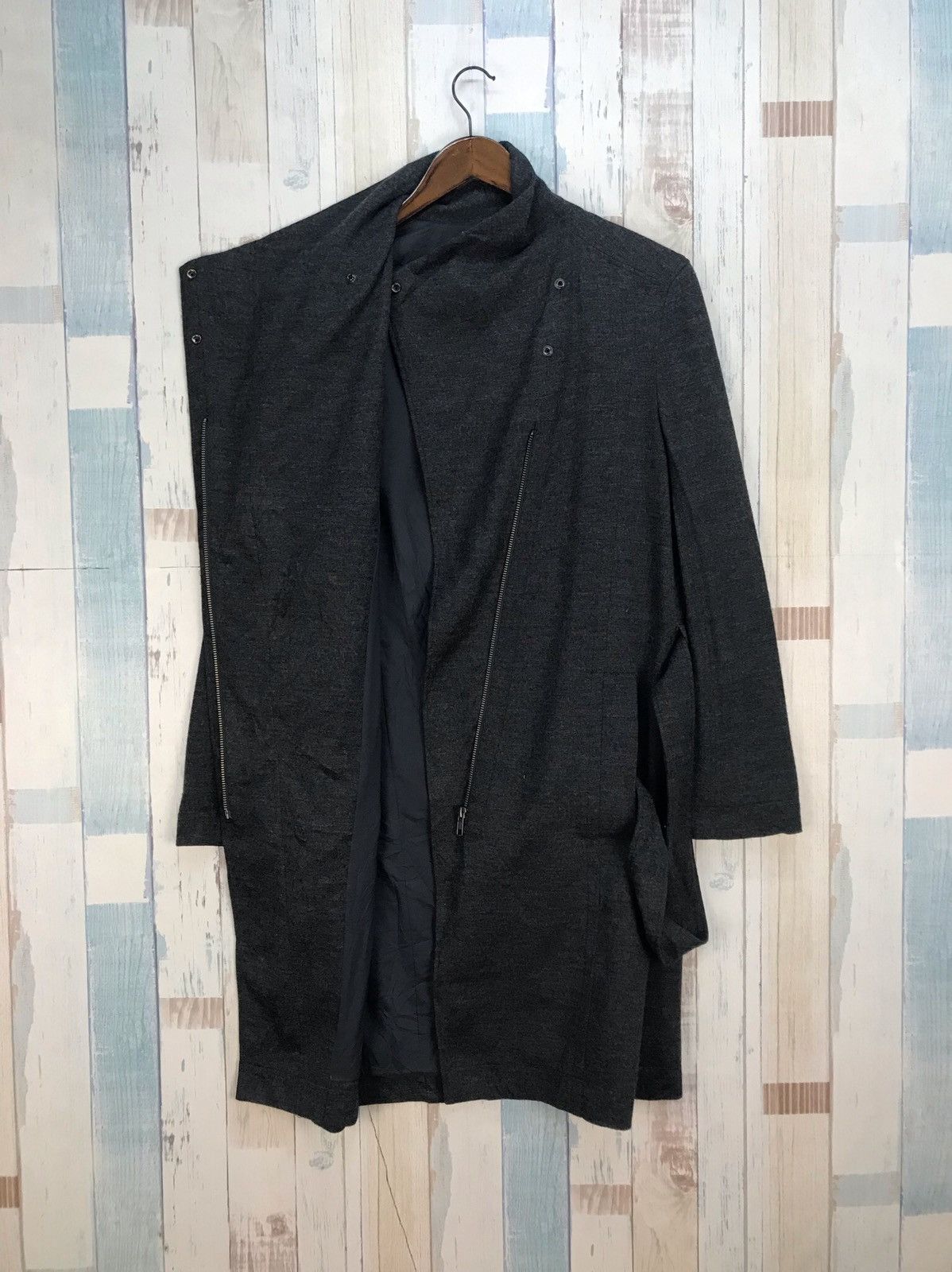 Helmut Lang Helmut Lang Sonar Wool Long Jacket Size US XS / EU 42 / 0 - 2 Thumbnail