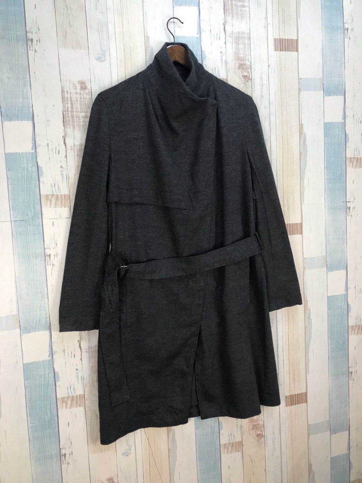 Helmut Lang Helmut Lang Sonar Wool Long Jacket Size US XS / EU 42 / 0 - 5 Thumbnail