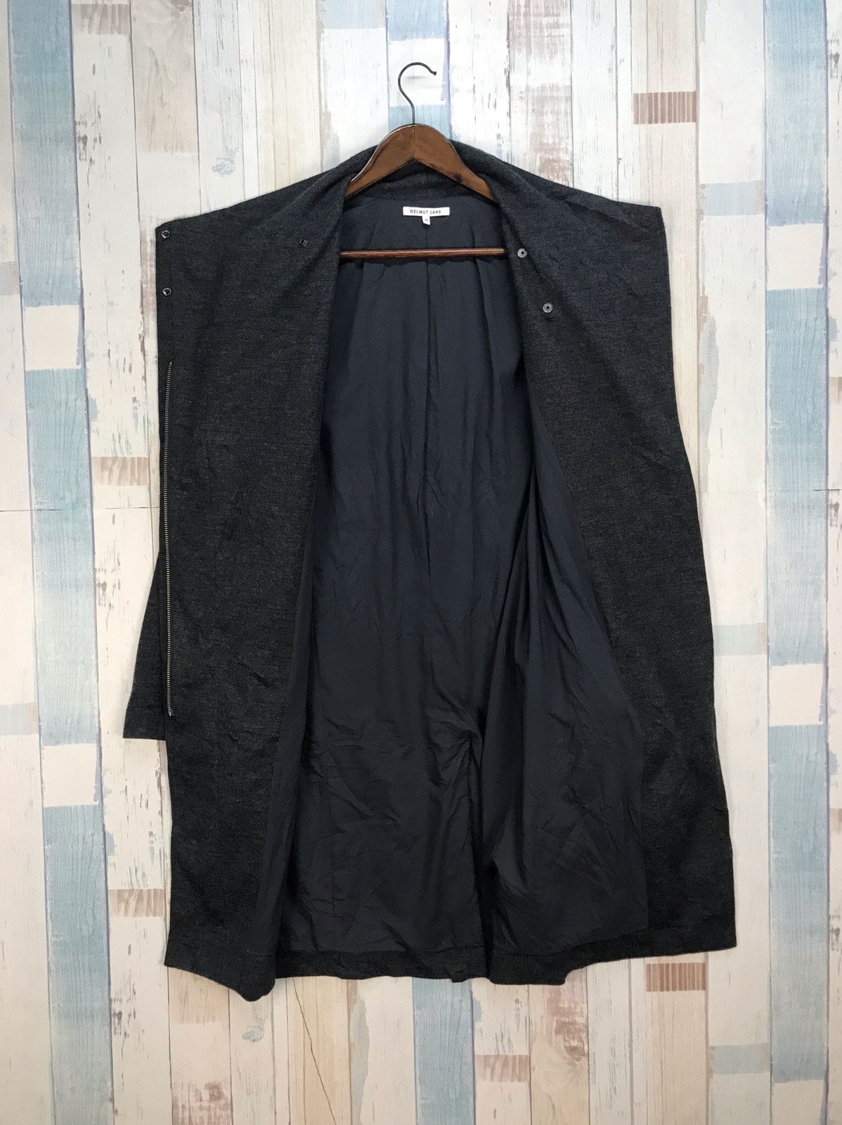 Helmut Lang Helmut Lang Sonar Wool Long Jacket Size US XS / EU 42 / 0 - 4 Thumbnail