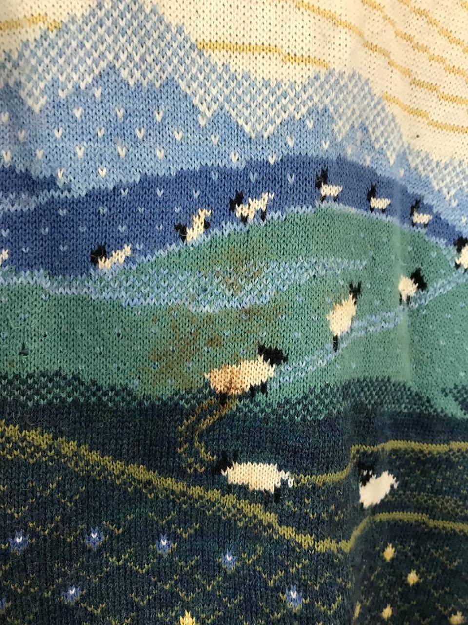 Vintage Crazy vintage overprinted sweater Size US S / EU 44-46 / 1 - 9 Thumbnail