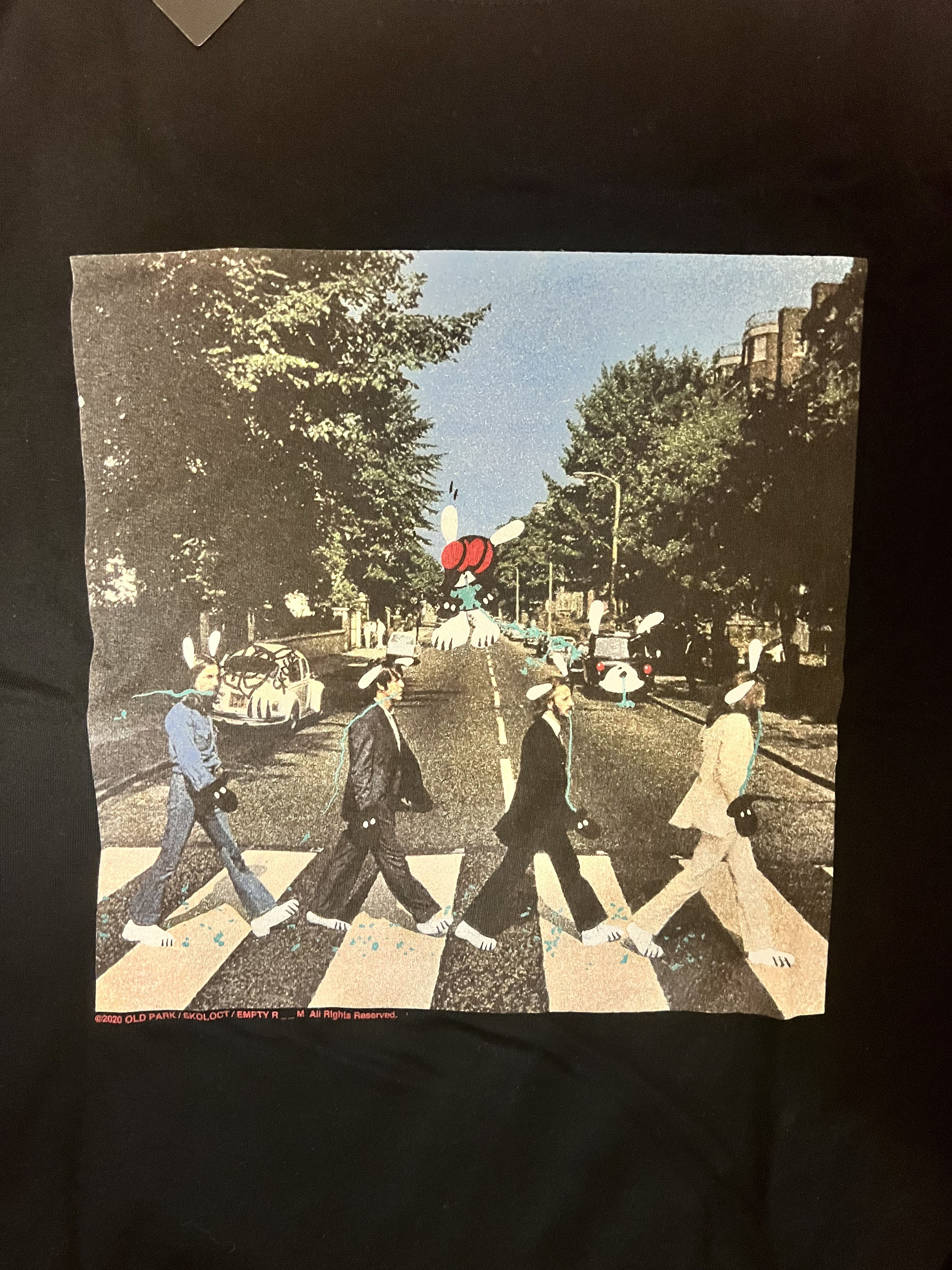 Skoloct 💚 The Beatles x Skoloct Abbey Road Tee Black X-Large NEW Size US XL / EU 56 / 4 - 3 Thumbnail