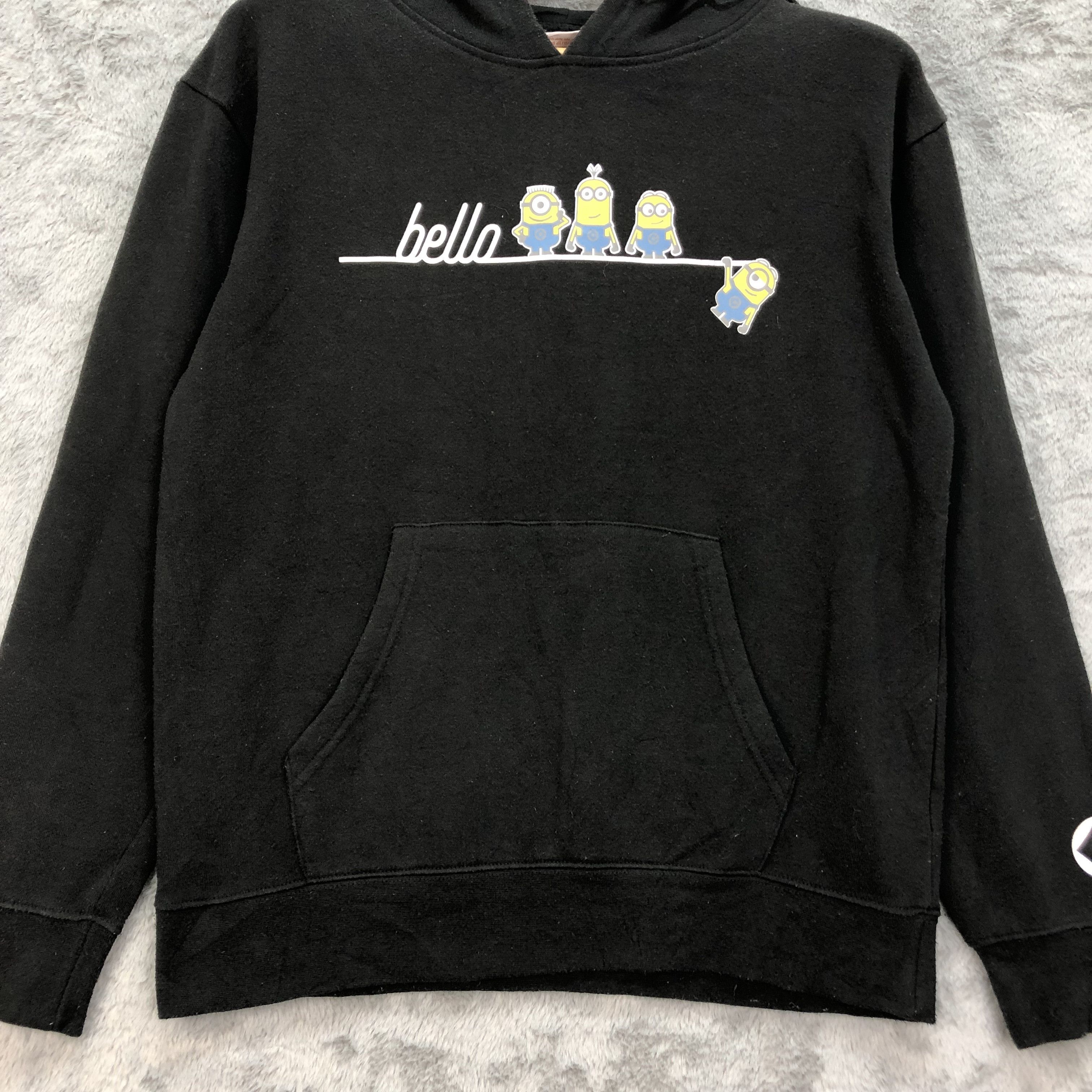 Cartoon Network Despicable ME Minion Pullover Black Hoodies #4931-30 Size L / US 10 / IT 46 - 4 Thumbnail