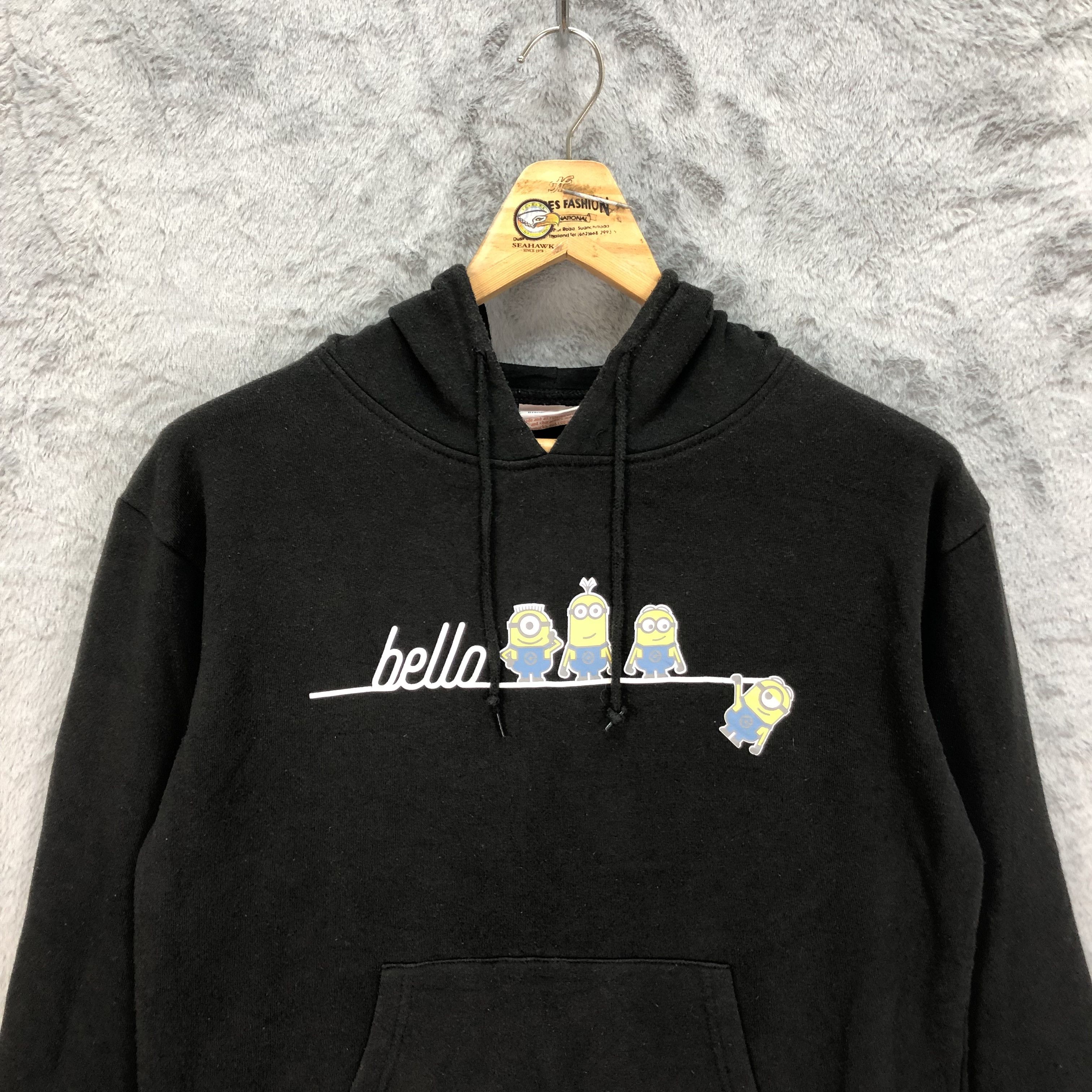 Cartoon Network Despicable ME Minion Pullover Black Hoodies #4931-30 Size L / US 10 / IT 46 - 2 Thumbnail