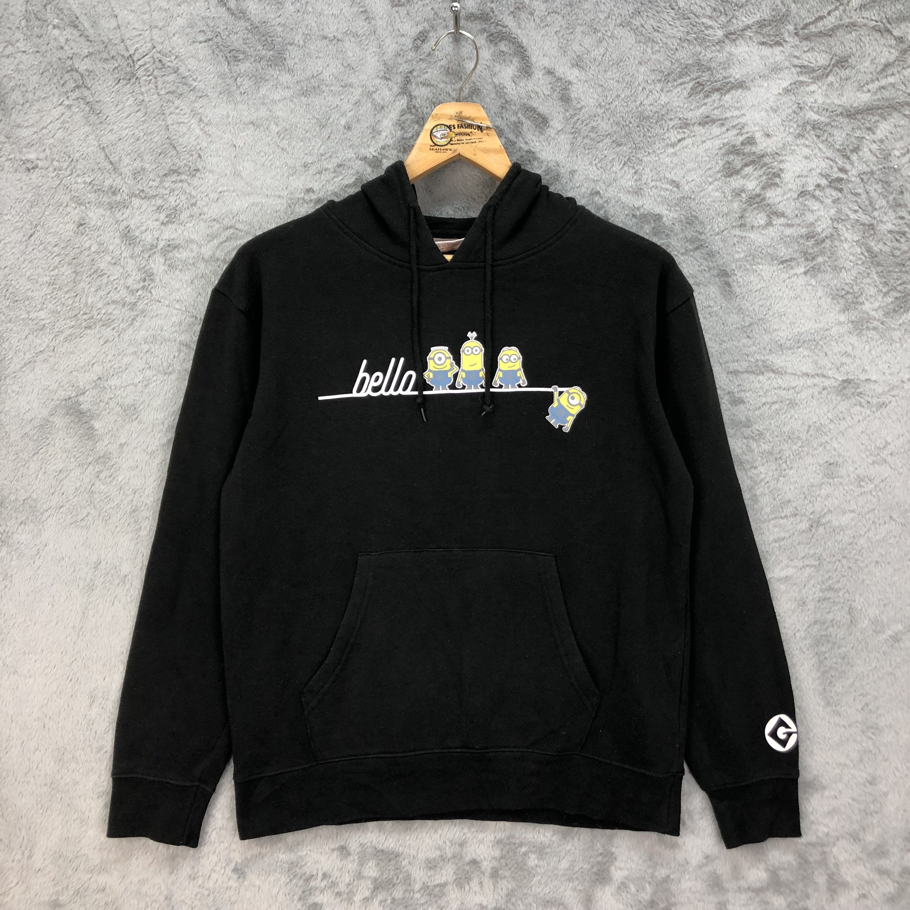 Cartoon Network Despicable ME Minion Pullover Black Hoodies #4931-30 Size L / US 10 / IT 46 - 1 Thumbnail