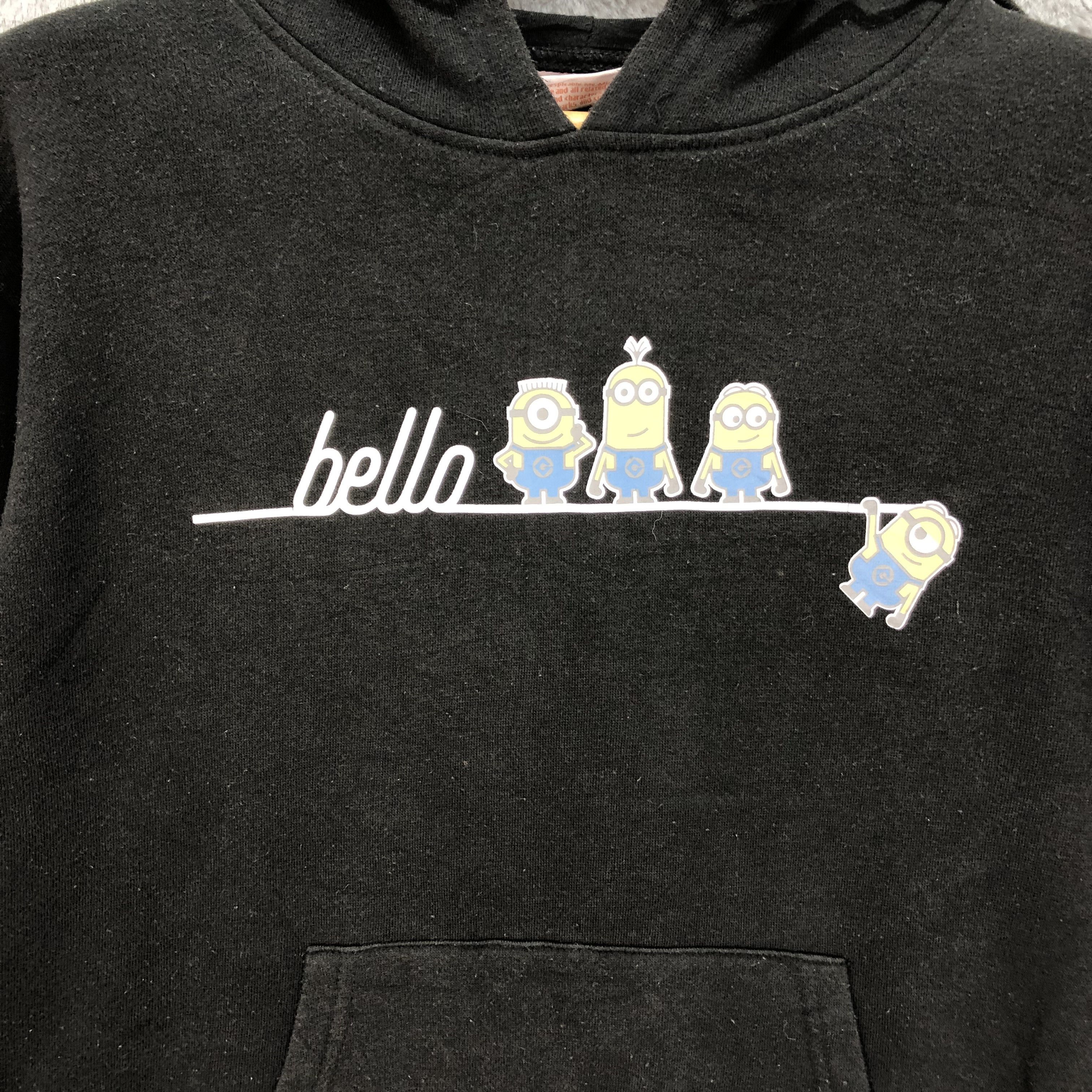 Cartoon Network Despicable ME Minion Pullover Black Hoodies #4931-30 Size L / US 10 / IT 46 - 3 Thumbnail