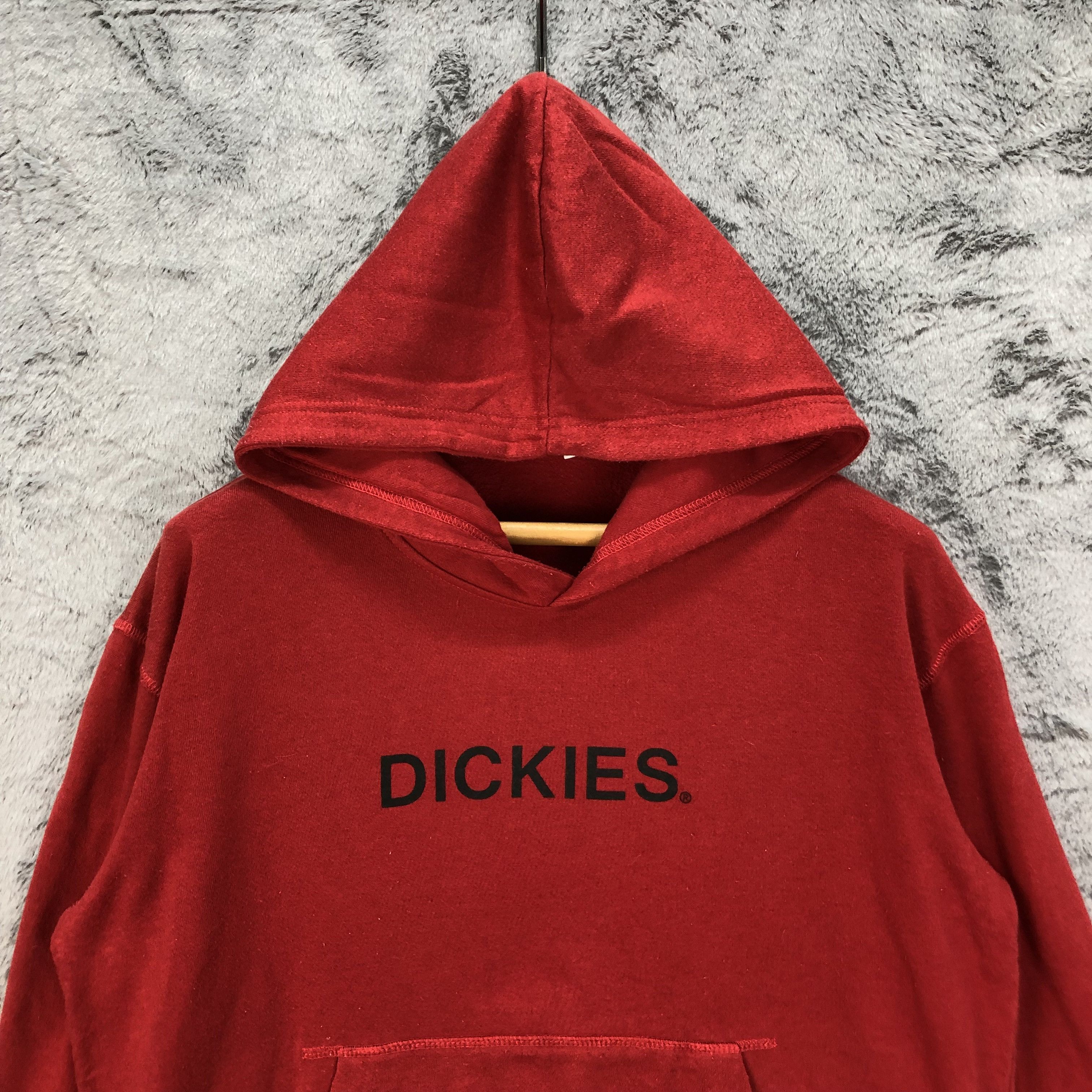Dickies Dickies Big Logo Pullover Red Hoodies #4930-30 Size US M / EU 48-50 / 2 - 2 Thumbnail