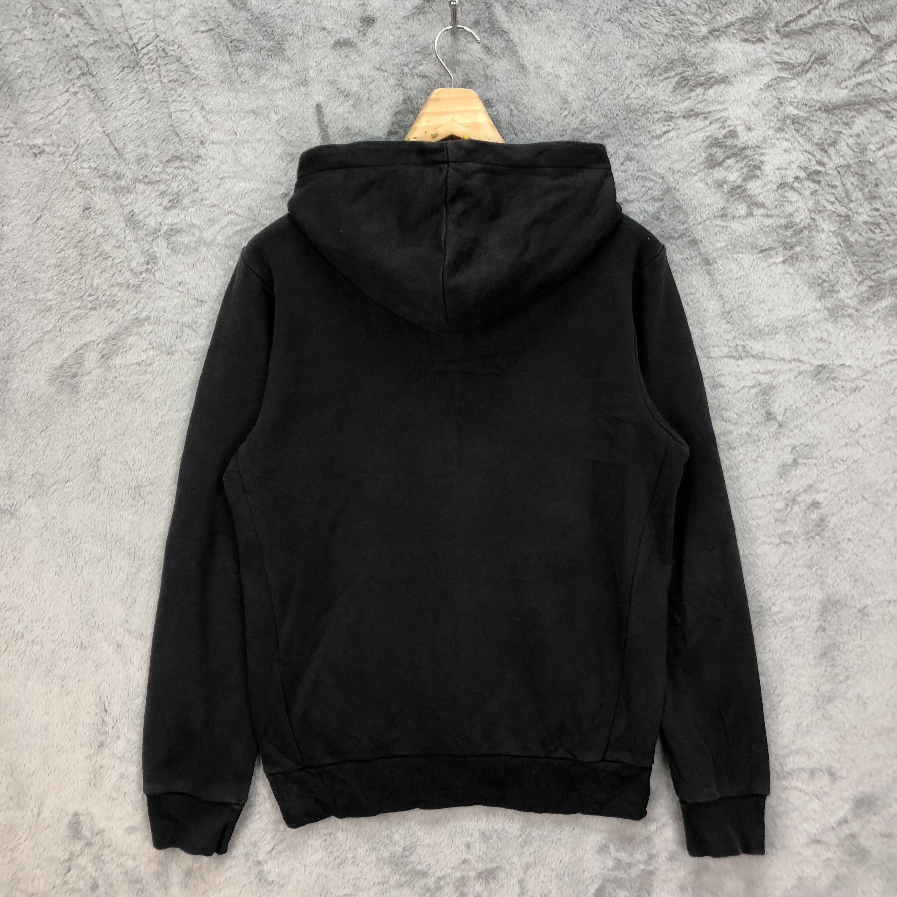 Adidas 90's Adidas Big Logo Pullover Black Hoodies #4935-30 Size US M / EU 48-50 / 2 - 8 Thumbnail