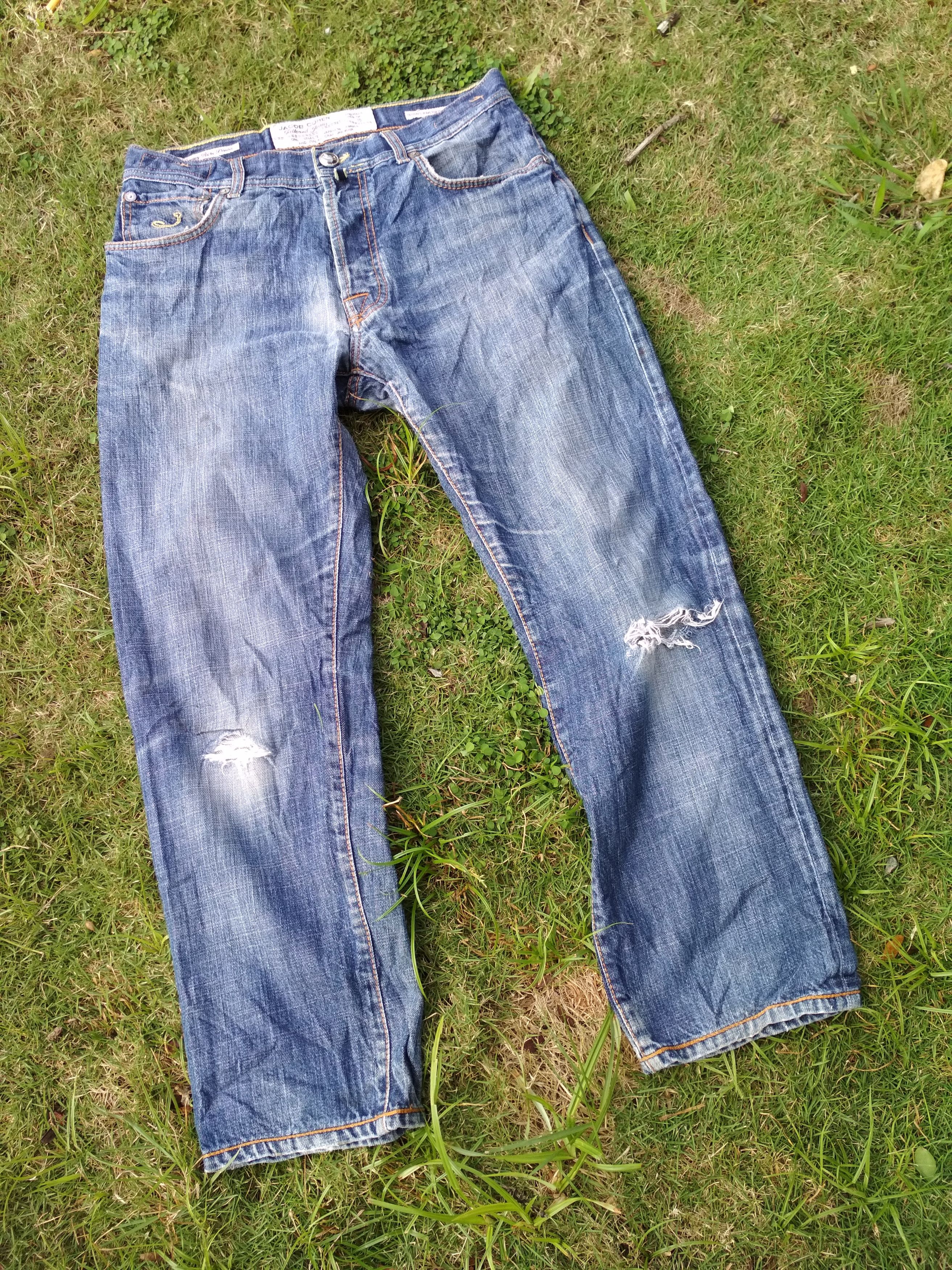 Jacob Cohen Jacob Cohen distressed luxury rare denim jeans Size US 30 / EU 46 - 1 Thumbnail