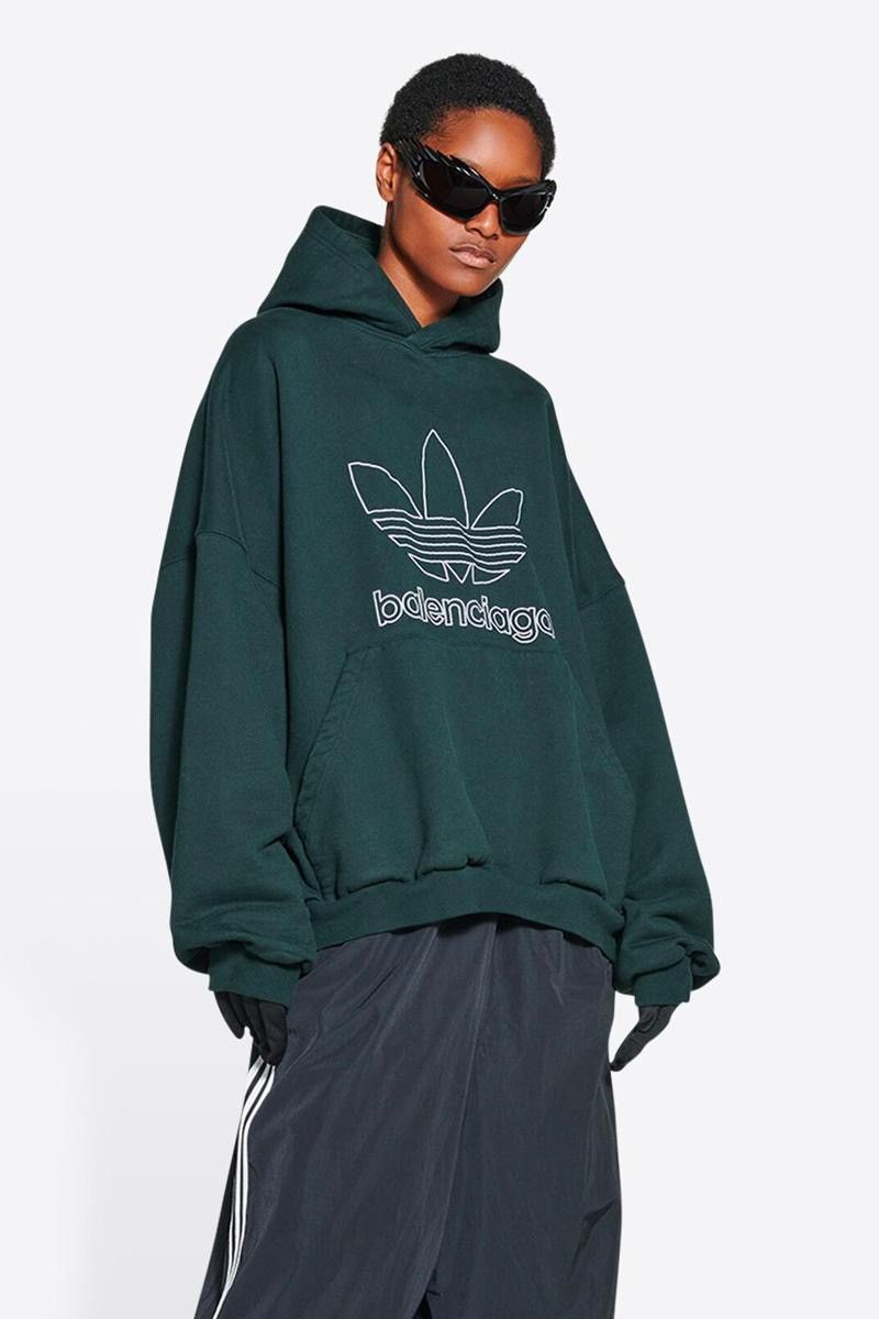 美品BALENCIAGA ADIDAS HOODIE OVERSIZED 23s | travelpixels.gr