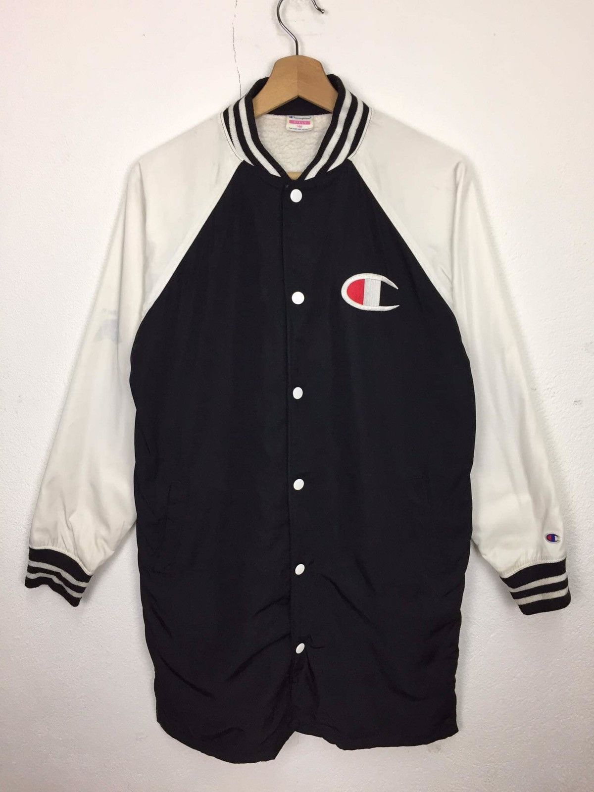 Vintage Champion Long Bomber Jacket