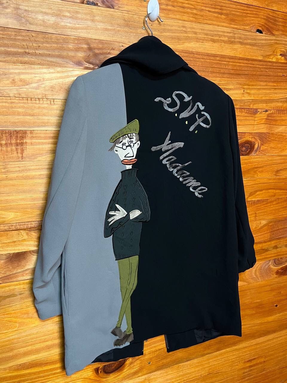 Japanese Brand CONTEMPORAINES VIVE LES STYLE ZIP SHIRT Size M / US 6-8 / IT 42-44 - 7 Thumbnail