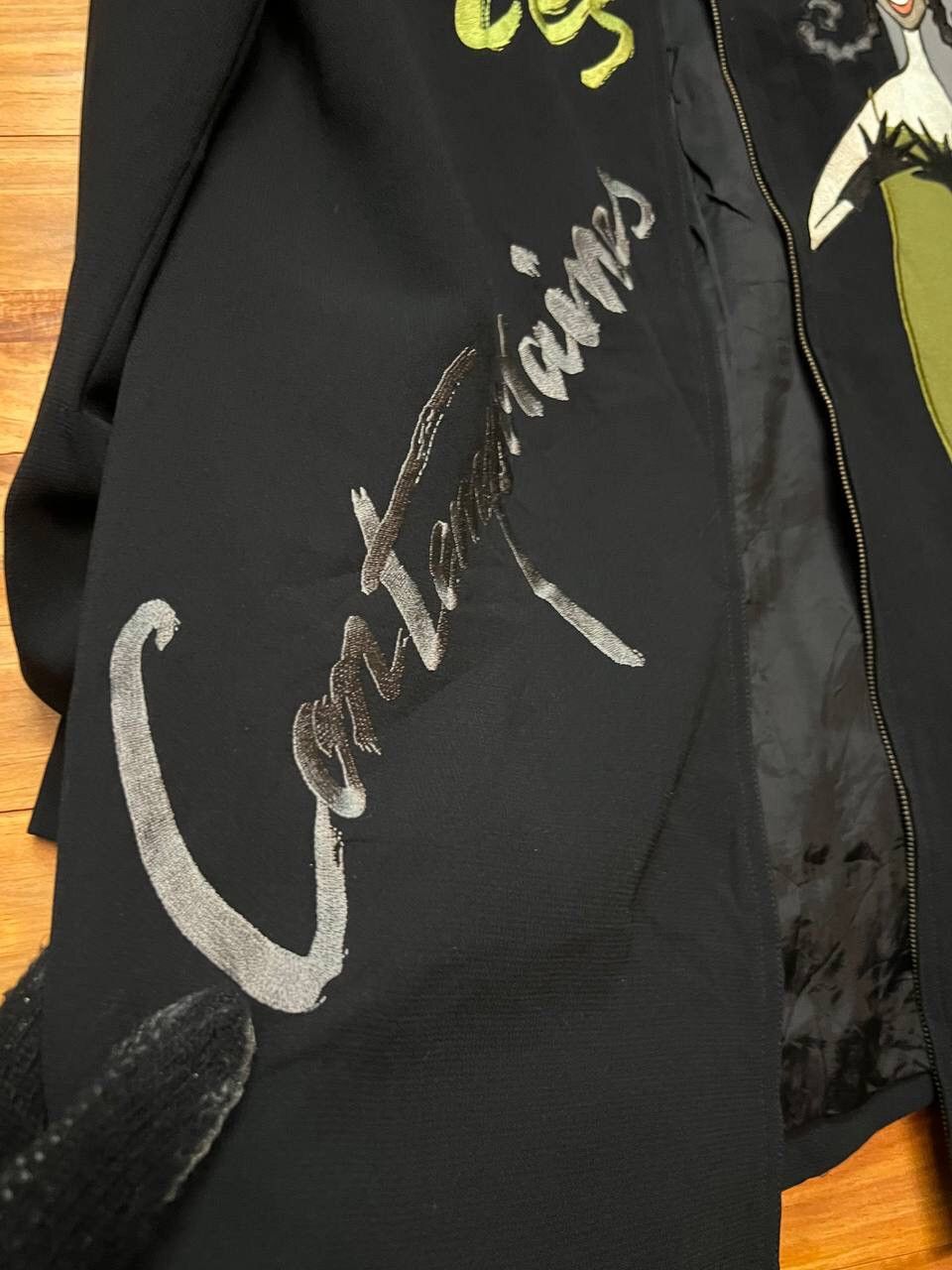 Japanese Brand CONTEMPORAINES VIVE LES STYLE ZIP SHIRT Size M / US 6-8 / IT 42-44 - 4 Thumbnail