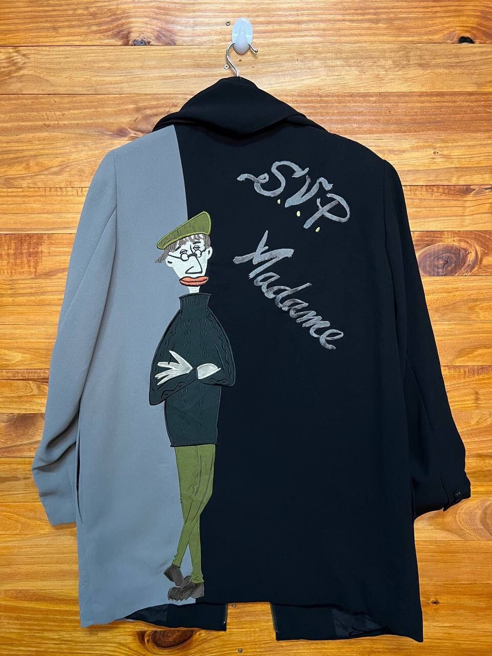 Japanese Brand CONTEMPORAINES VIVE LES STYLE ZIP SHIRT Size M / US 6-8 / IT 42-44 - 6 Thumbnail