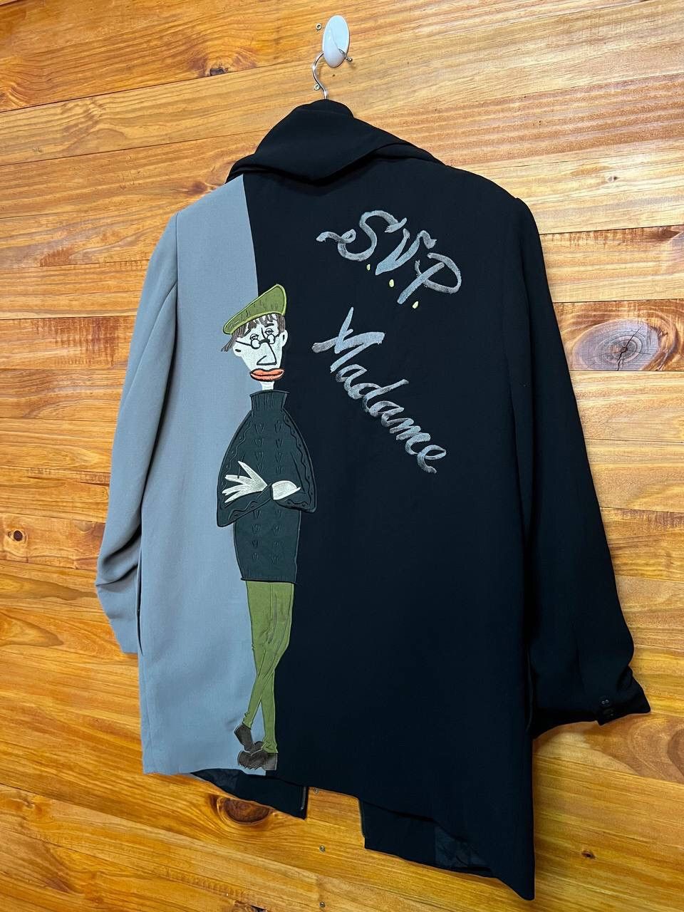 Japanese Brand CONTEMPORAINES VIVE LES STYLE ZIP SHIRT Size M / US 6-8 / IT 42-44 - 8 Thumbnail