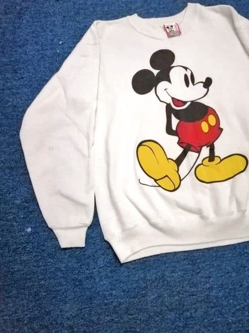 Mickey Mouse Vintage Made In USA Mickey Mouse Sweatshirts 50/50 Size US M / EU 48-50 / 2 - 3 Thumbnail